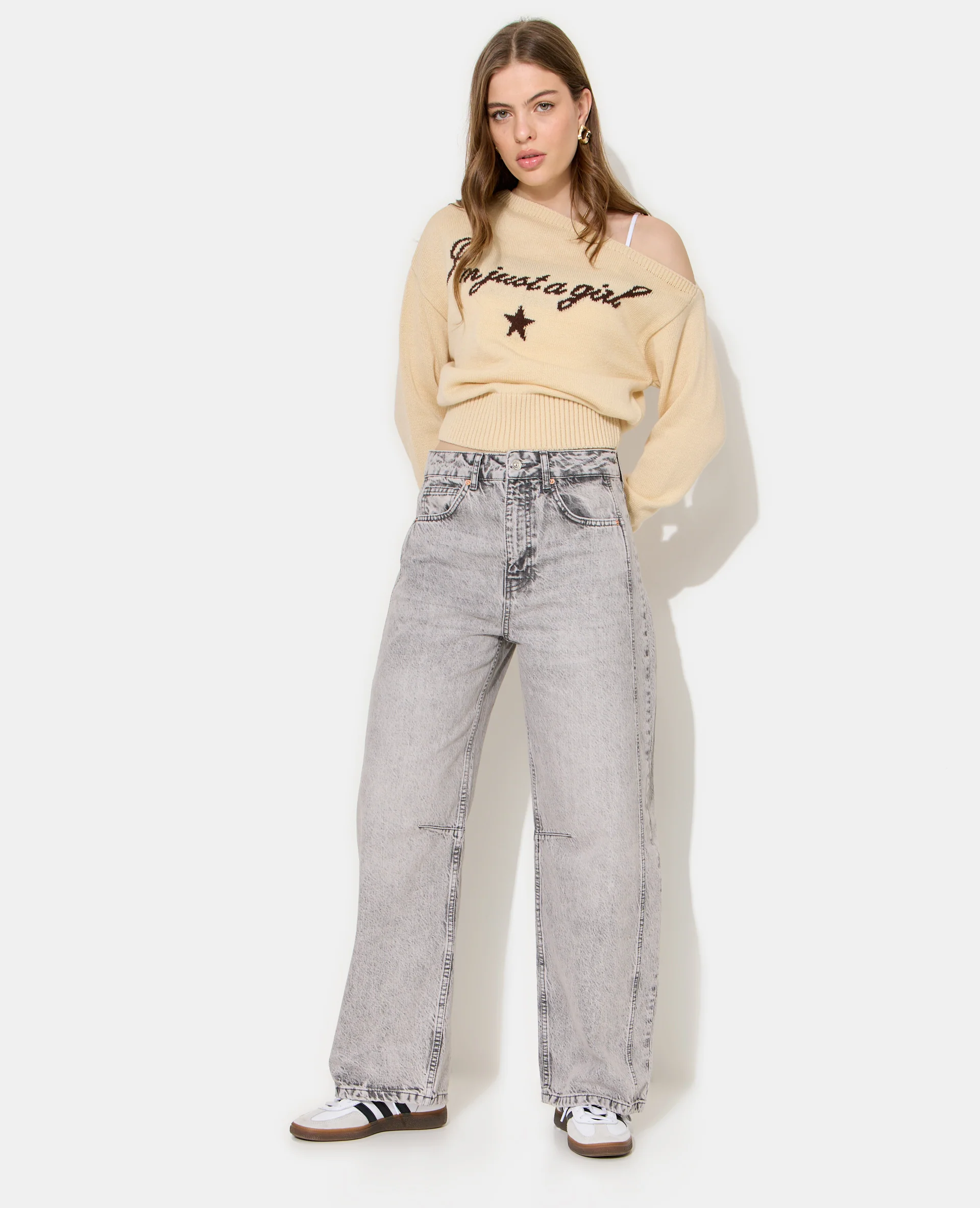 Jean barrel avec coutures taille medium - Image 7