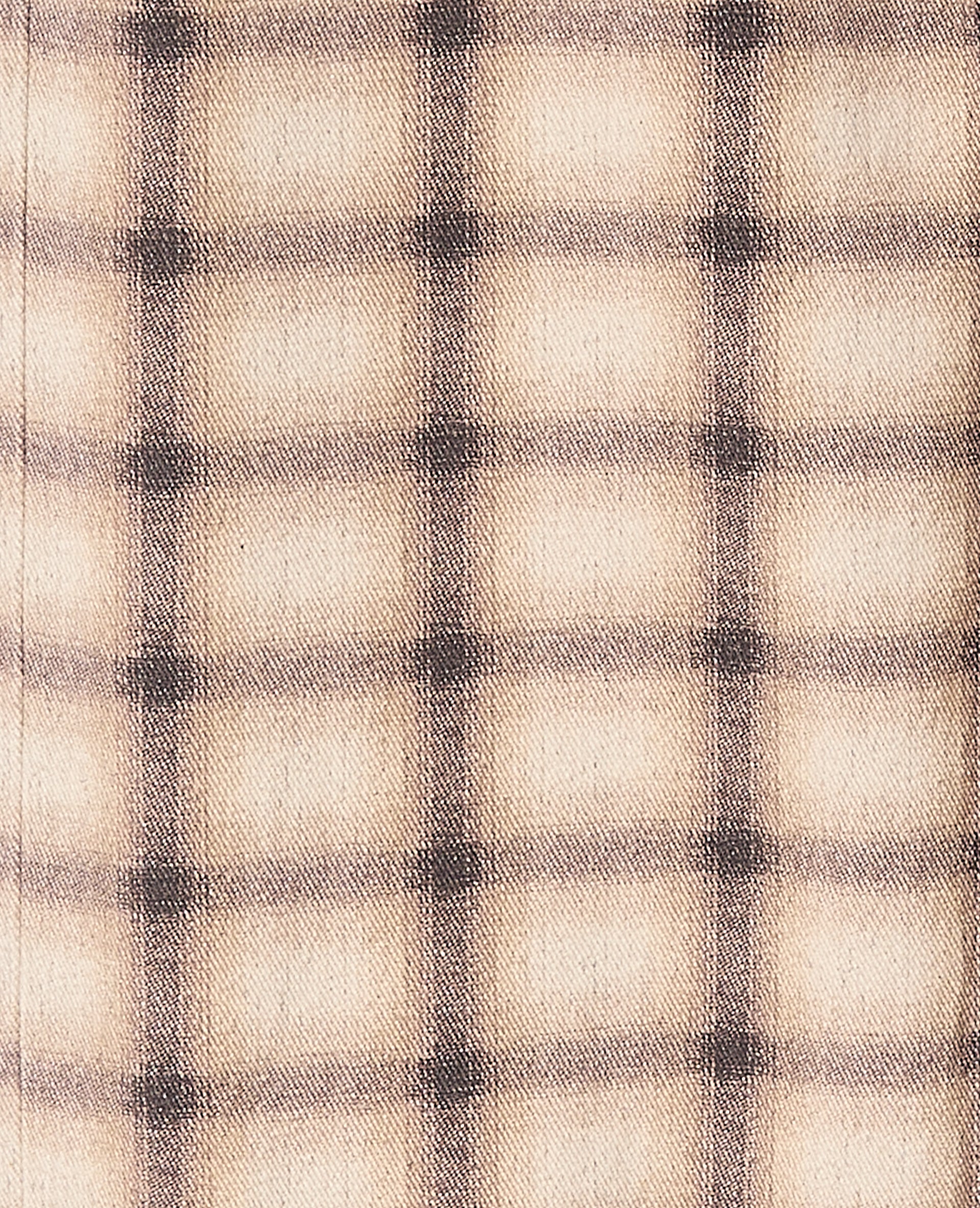 Jean droit avec grand revers motif carreaux - Image 8