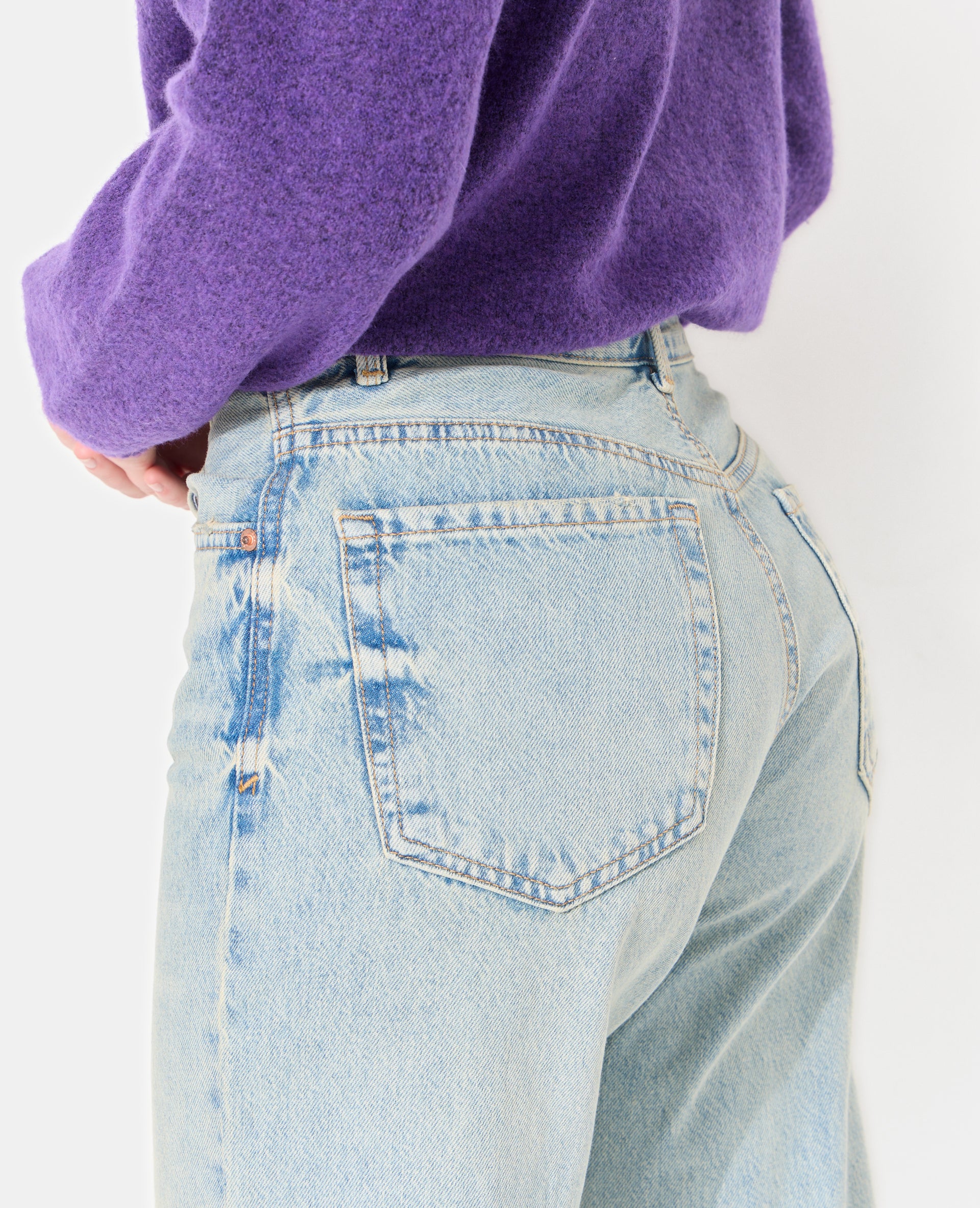 Jean droit taille haute - Image 3