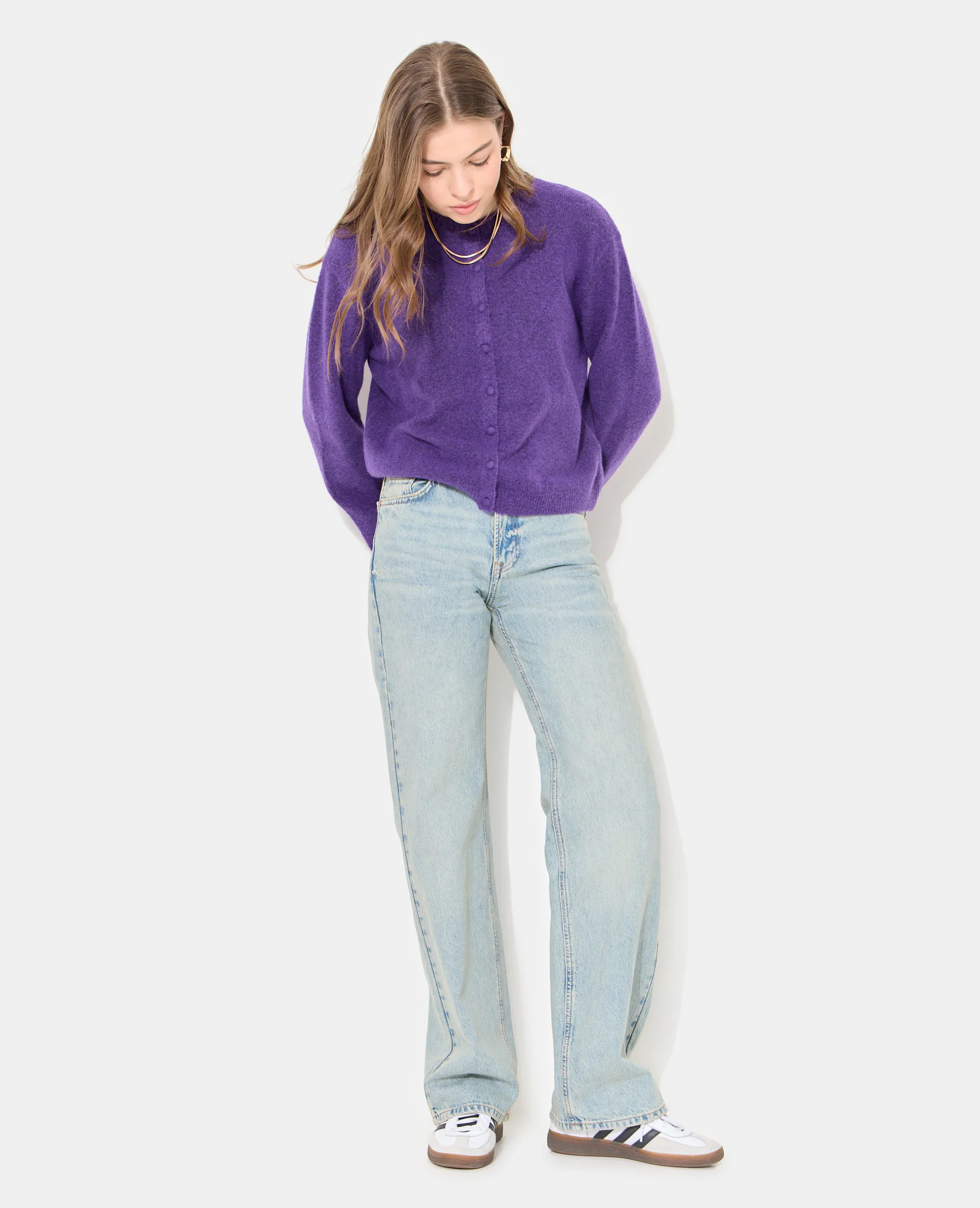 Jean droit taille haute - Image 7