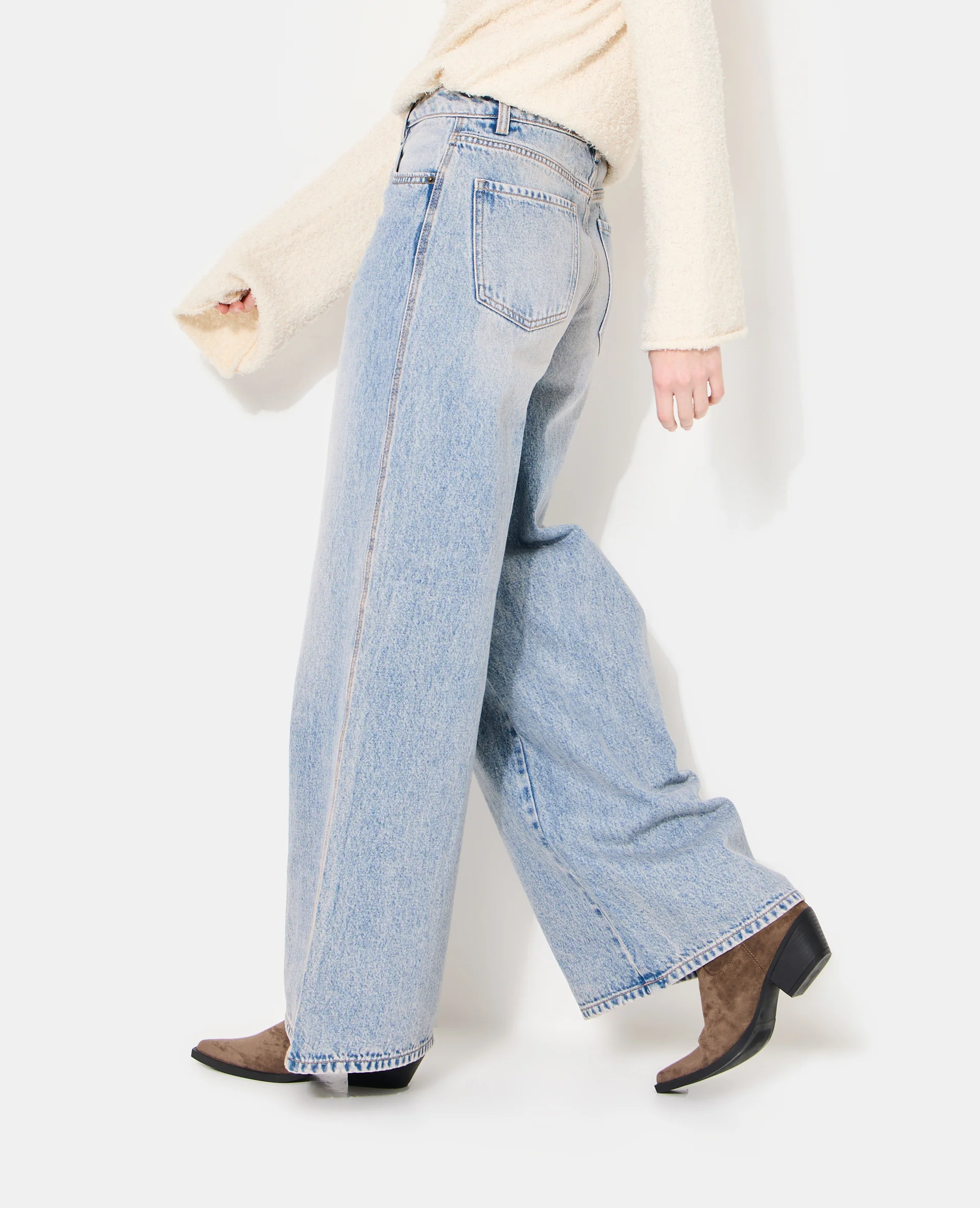 Jean extra wide taille haute - Image 2