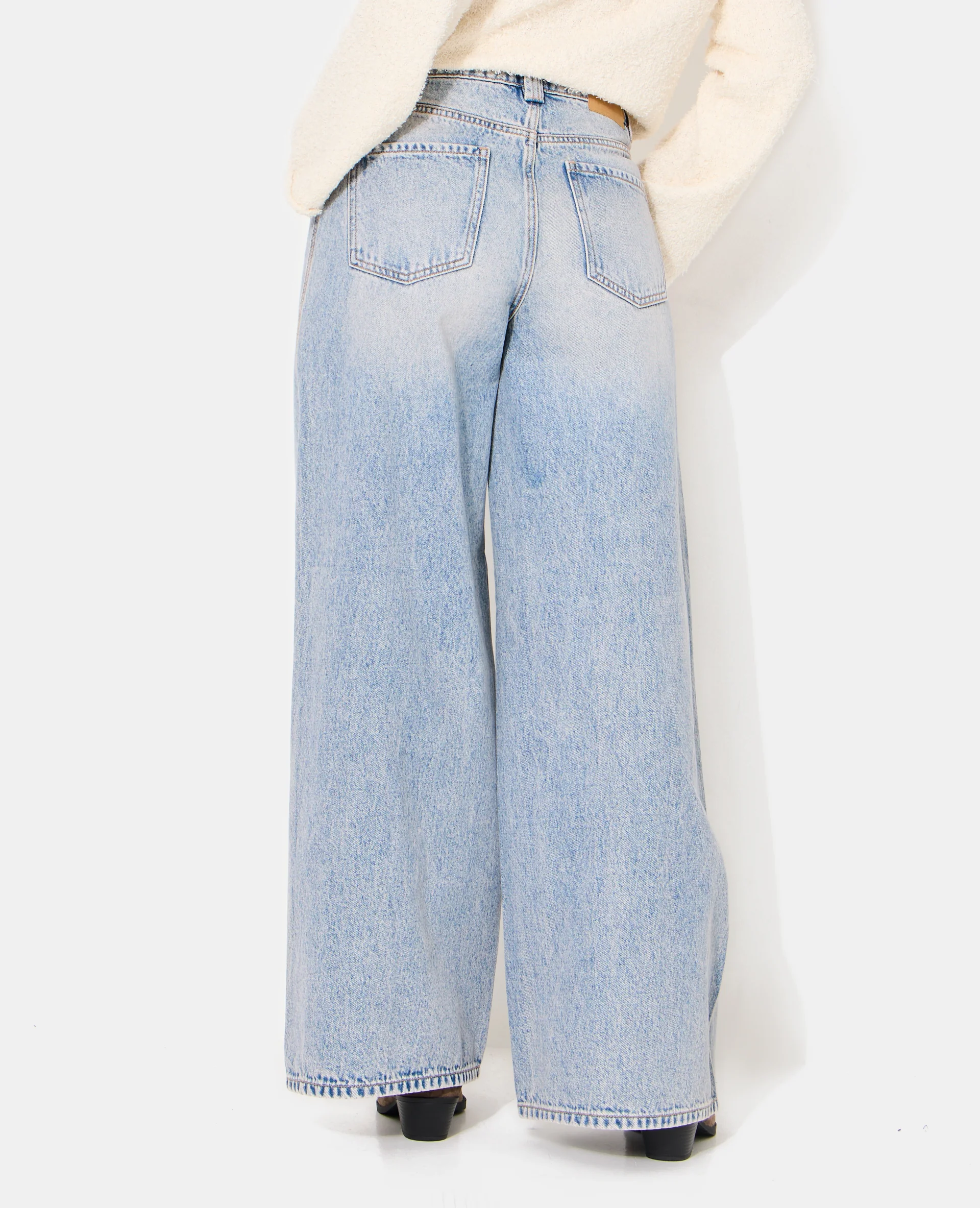 Jean extra wide taille haute - Image 6