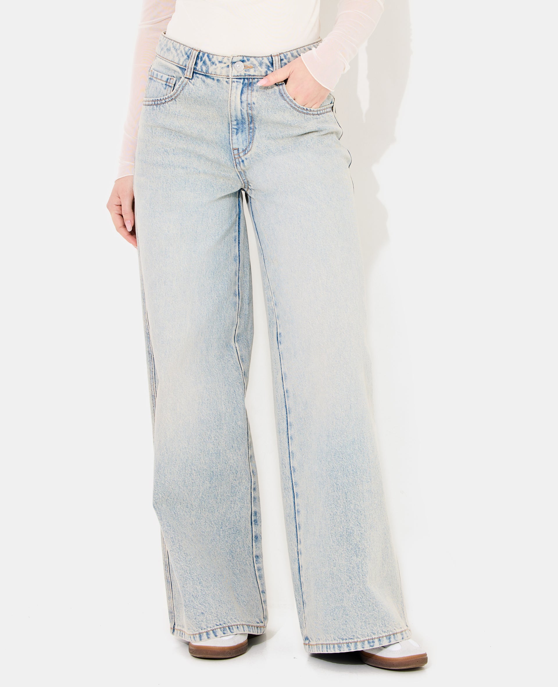 Jean extra wide taille haute - Image 5