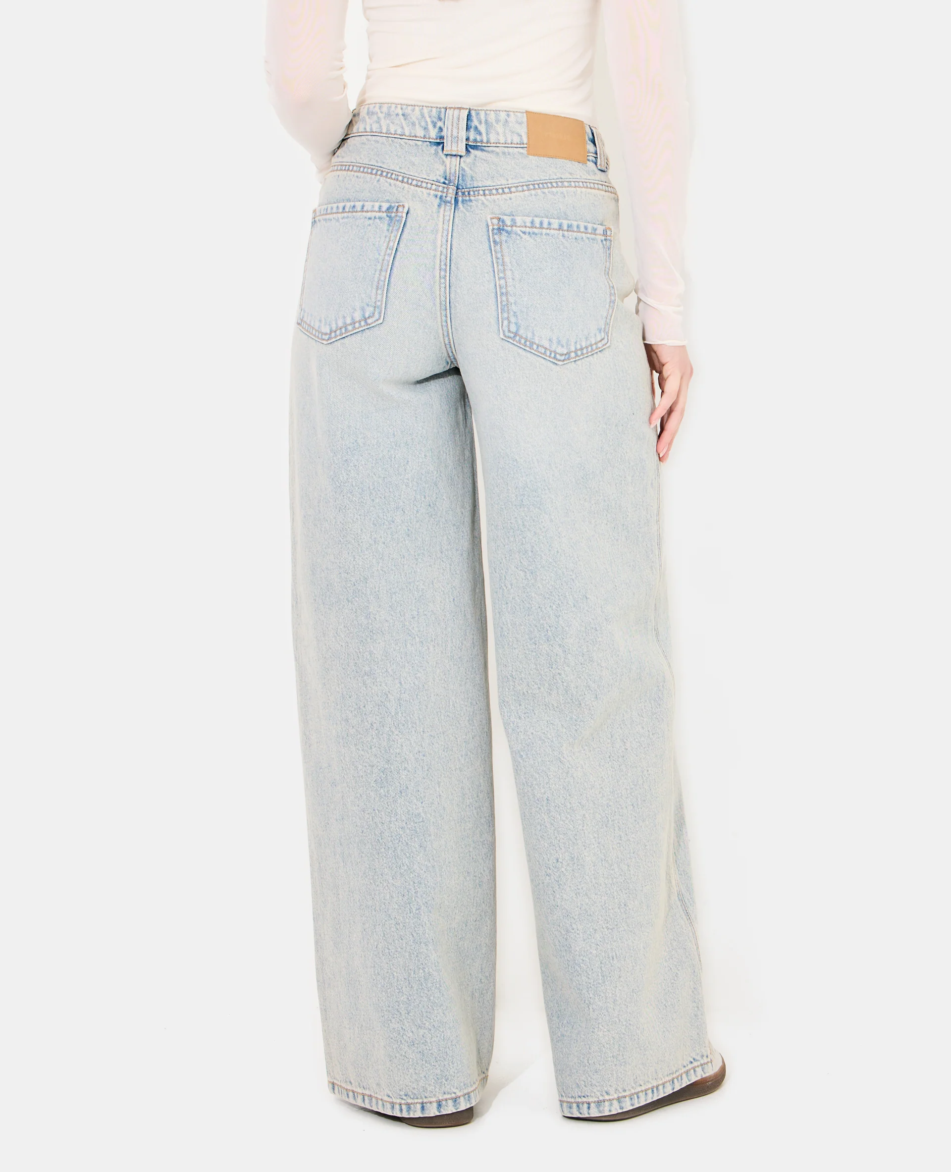 Jean extra wide taille haute - Image 6
