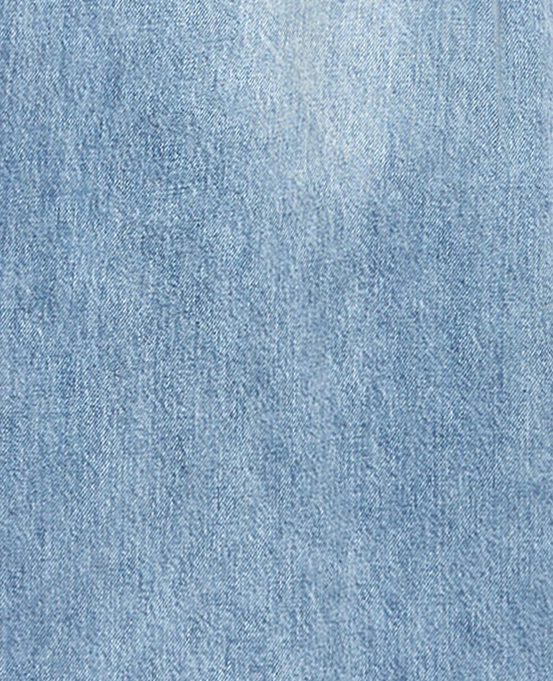 Jean extra wide taille medium avec pinces côtés - Image 8