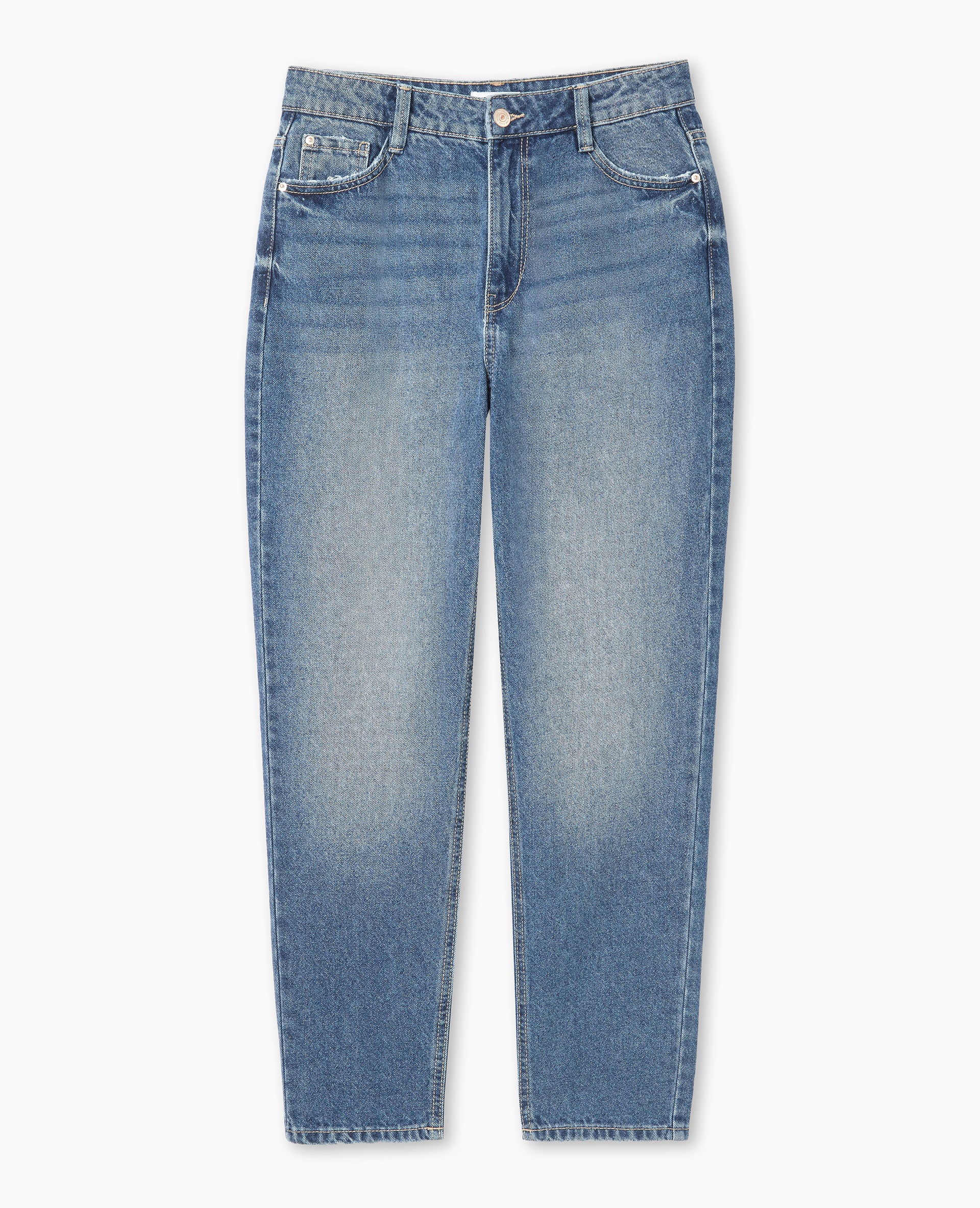 Jean mom taille haute - Image 4