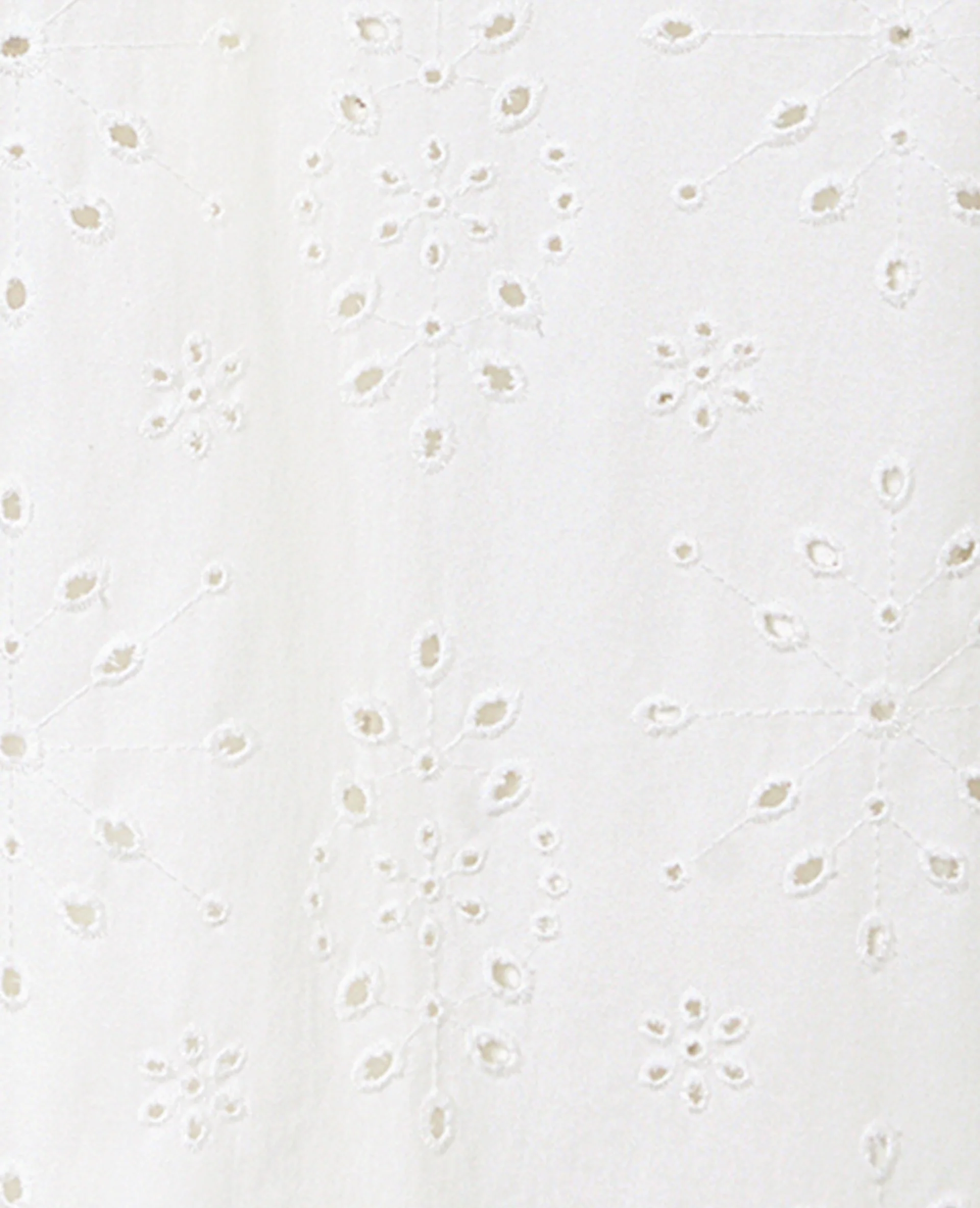 Jean wide ajouré façon broderie anglaise - Image 7