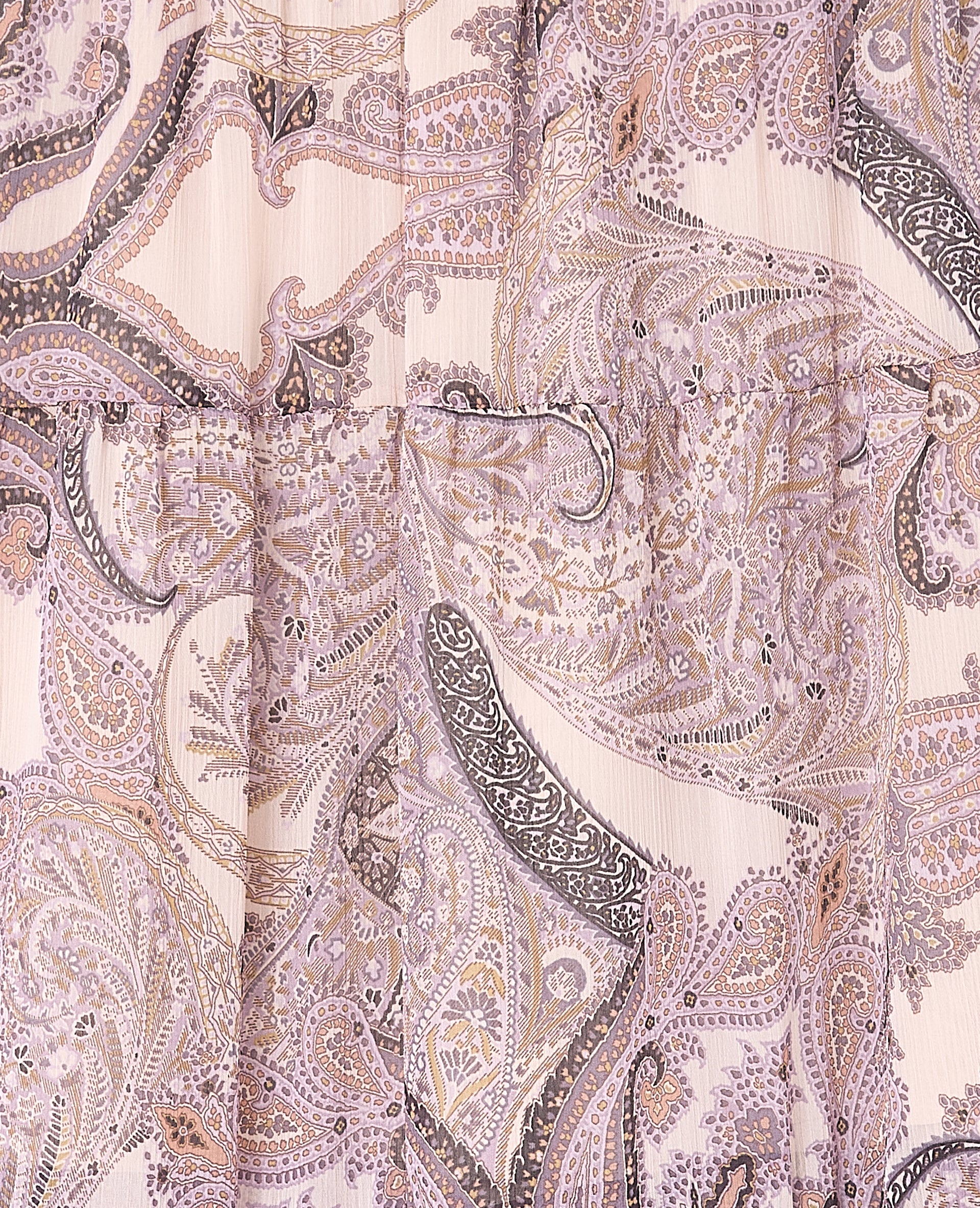 Jupe longue en voile motif cachemire - Image 7