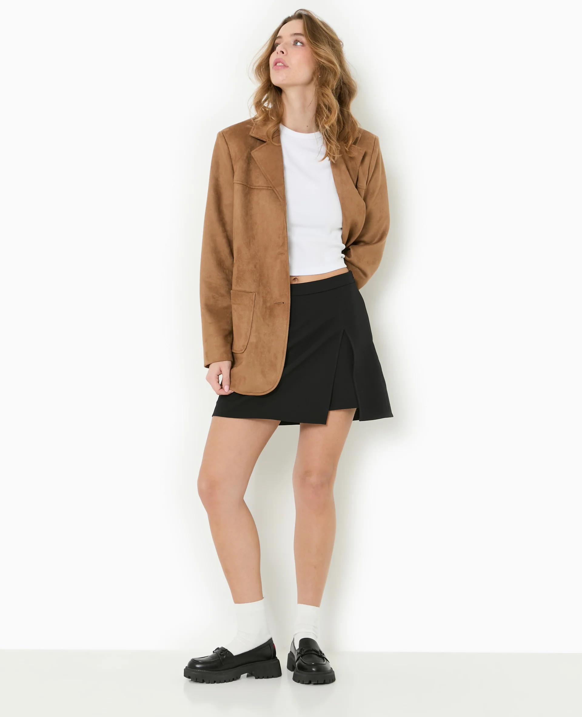 Jupe-short avec fente - Image 7