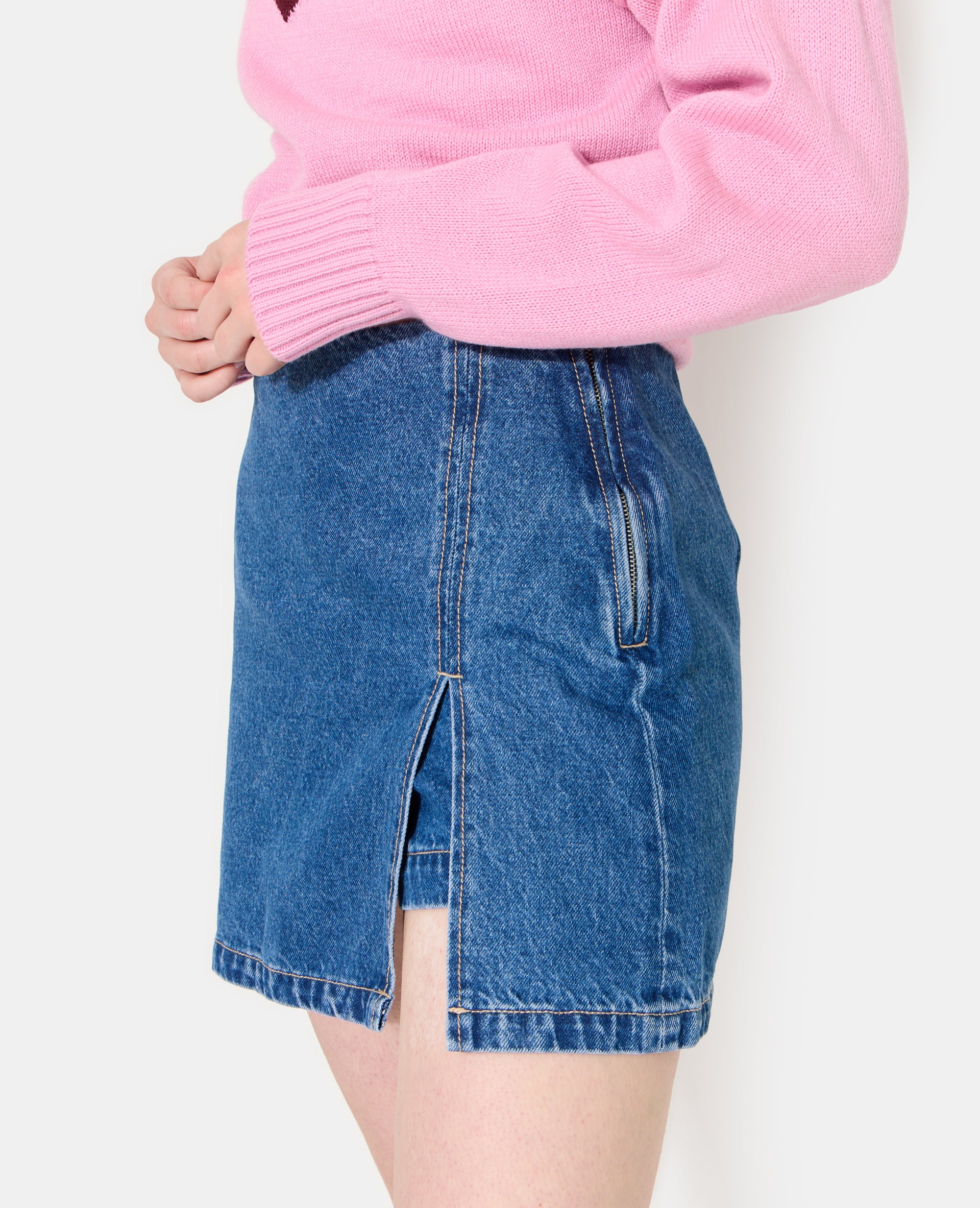 Jupe-short en jean - Image 3
