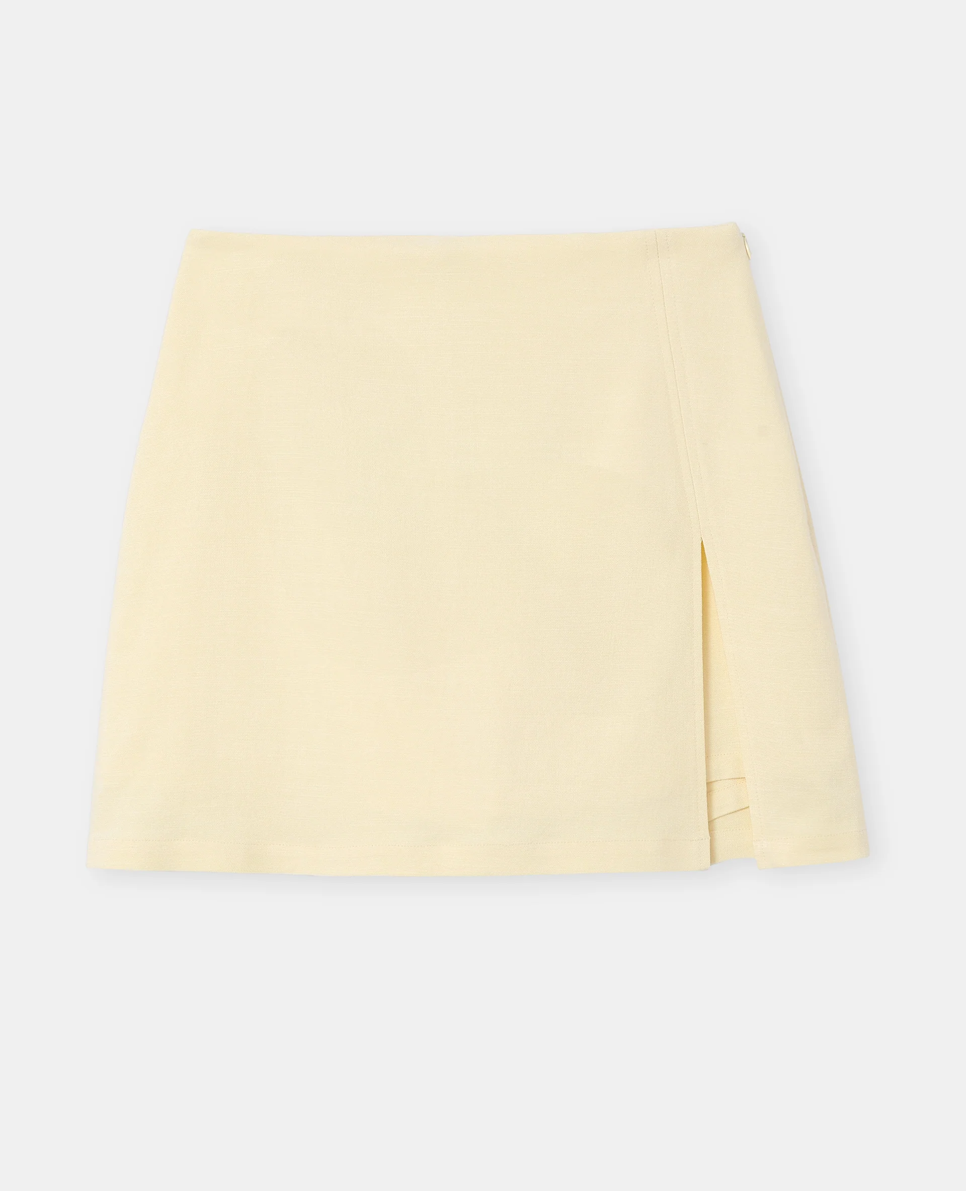 Jupe-short en tissu effet lin - Image 4