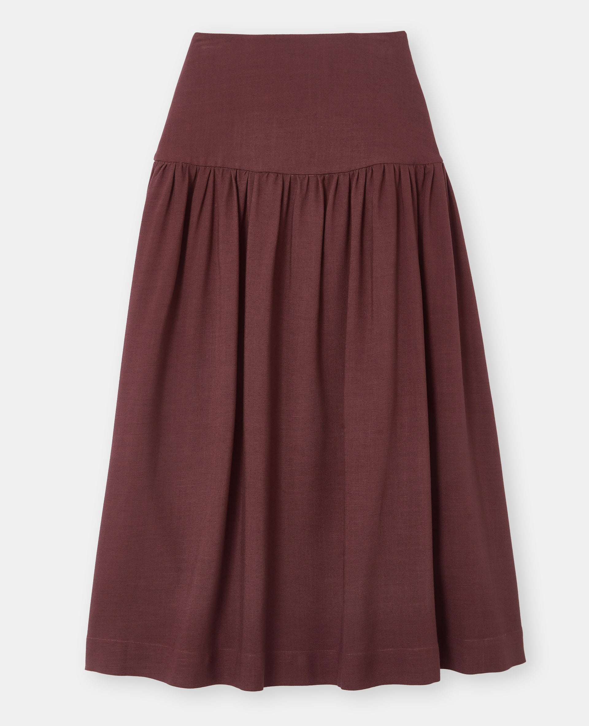 Jupon long avec taille droite - Image 4