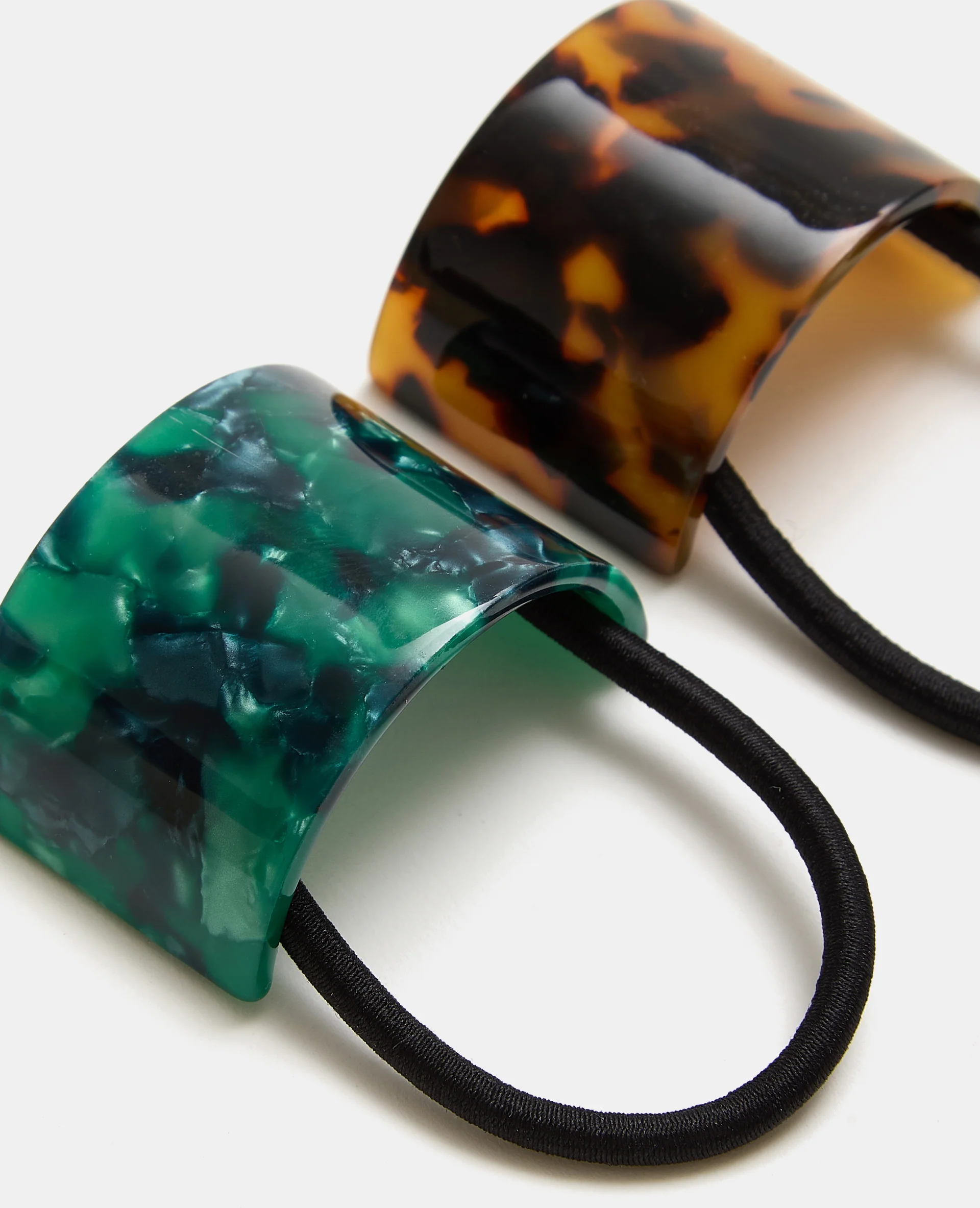 Lot de 2 élastiques avec déco façon écaille - Image 3