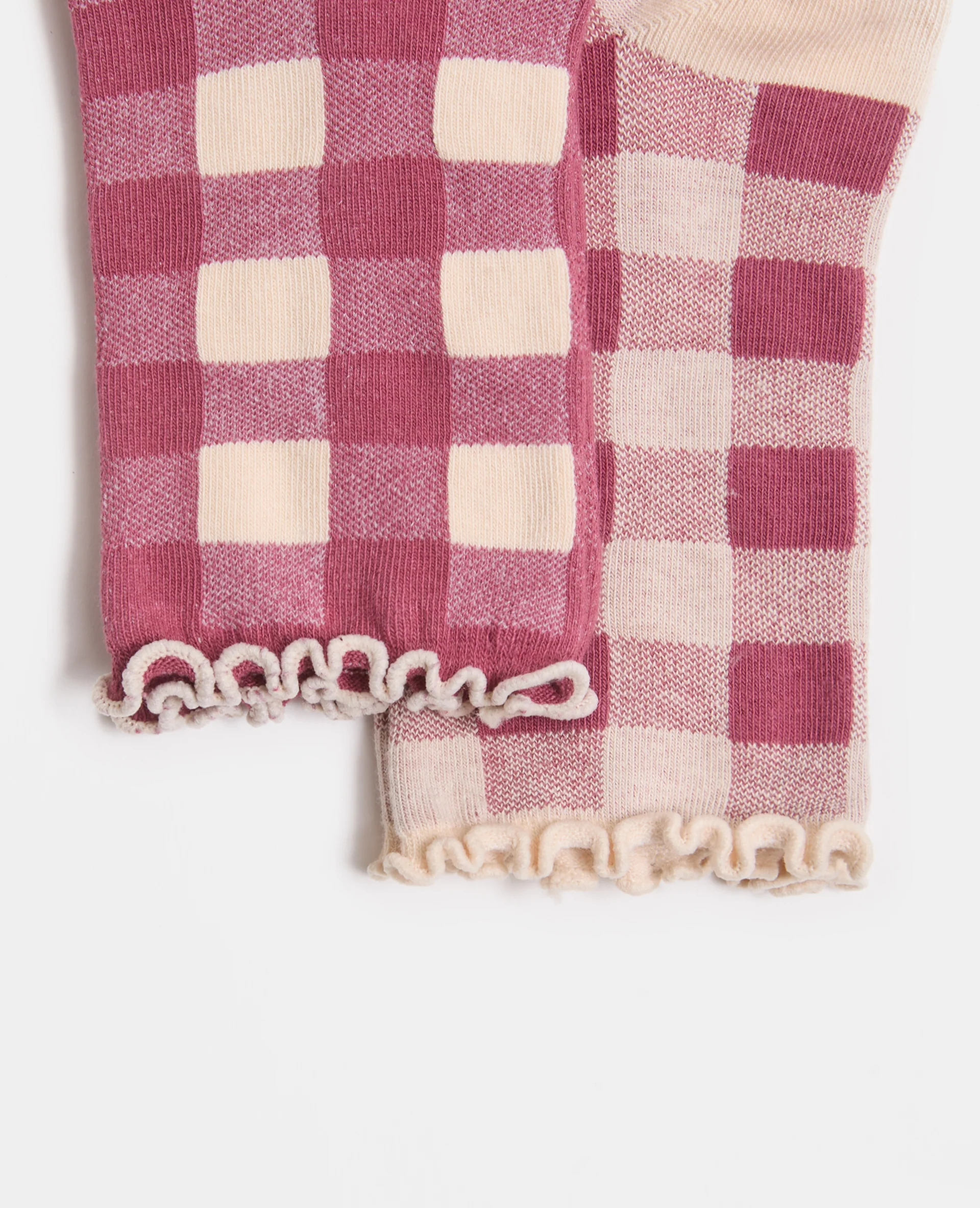 Lot de 2 paires de chaussettes Ă carreaux - Image 3