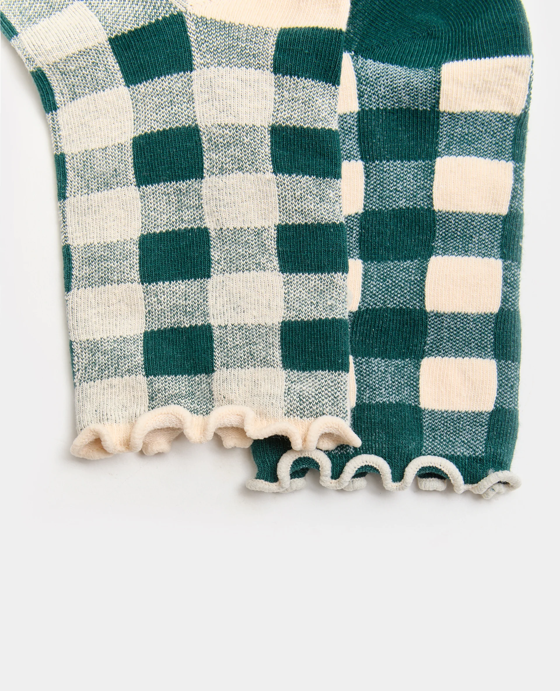 Lot de 2 paires de chaussettes Ă carreaux - Image 3