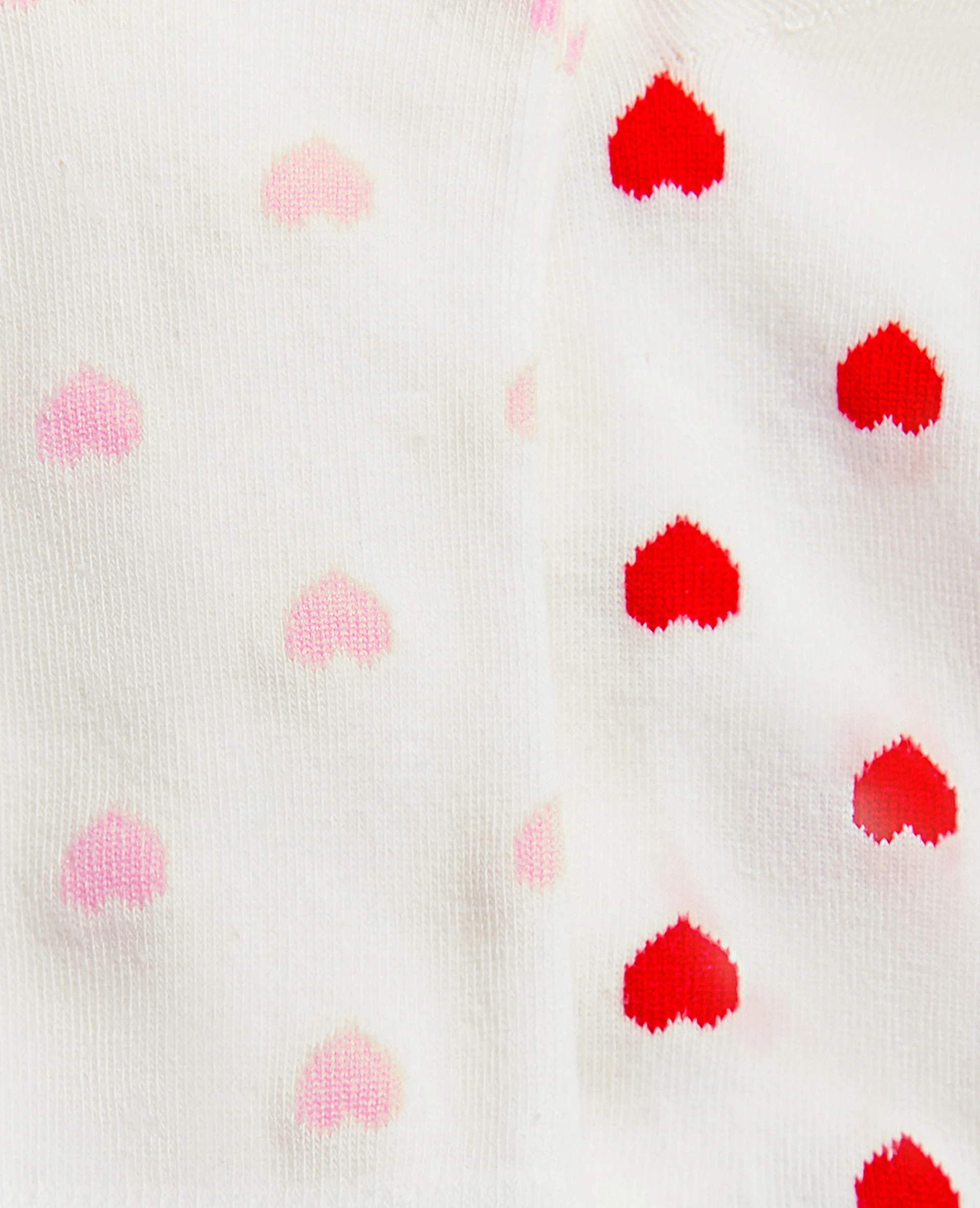 Lot de 2 paires de chaussettes avec cœurs - Image 6