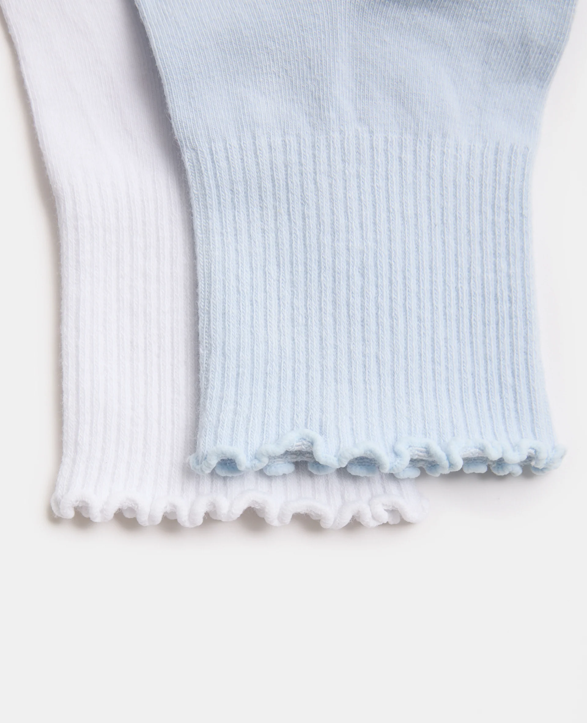 Lot de 2 paires de chaussettes bords ondulés - Image 3