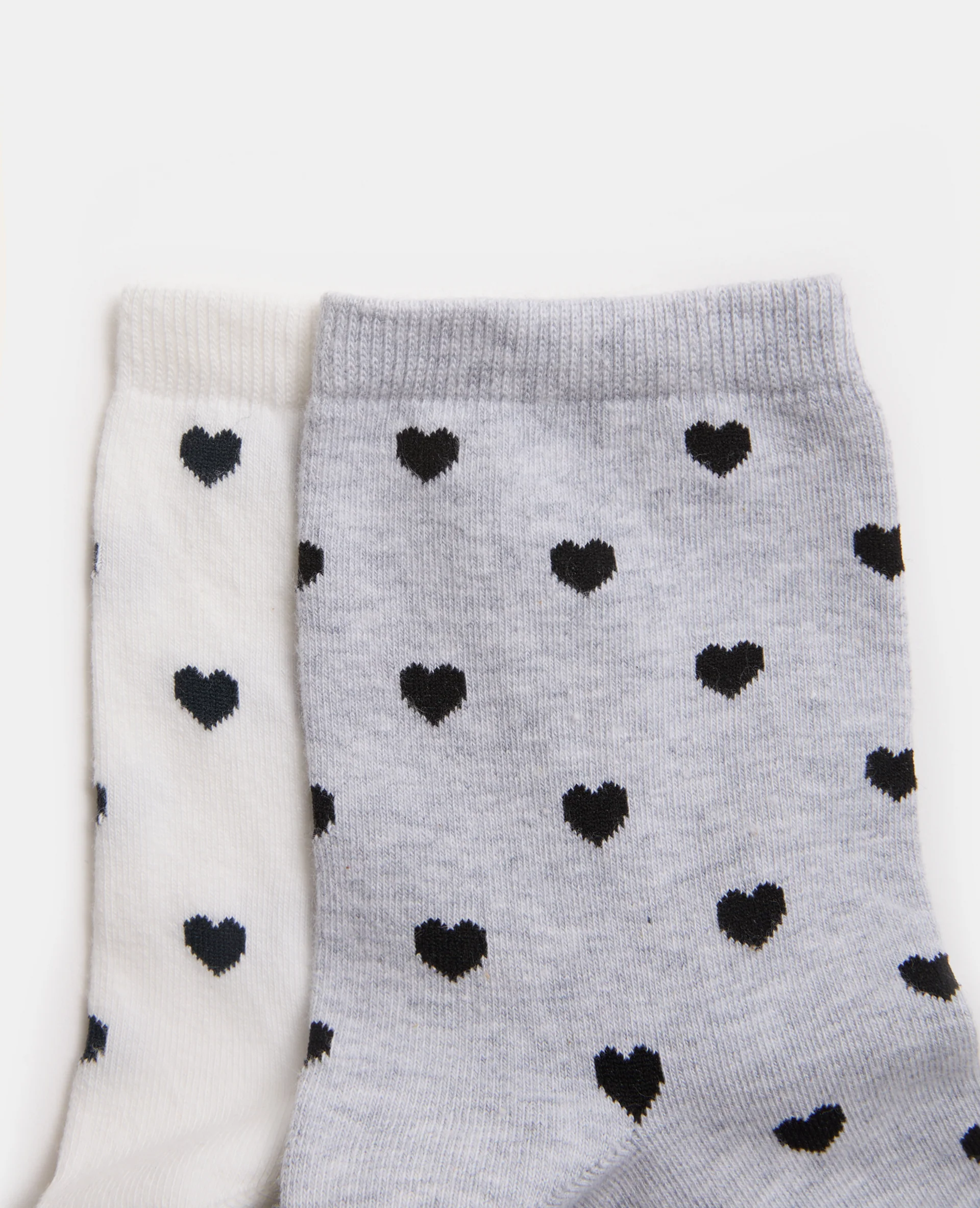 Lot de 2 paires de chaussettes Cœurs - Image 2
