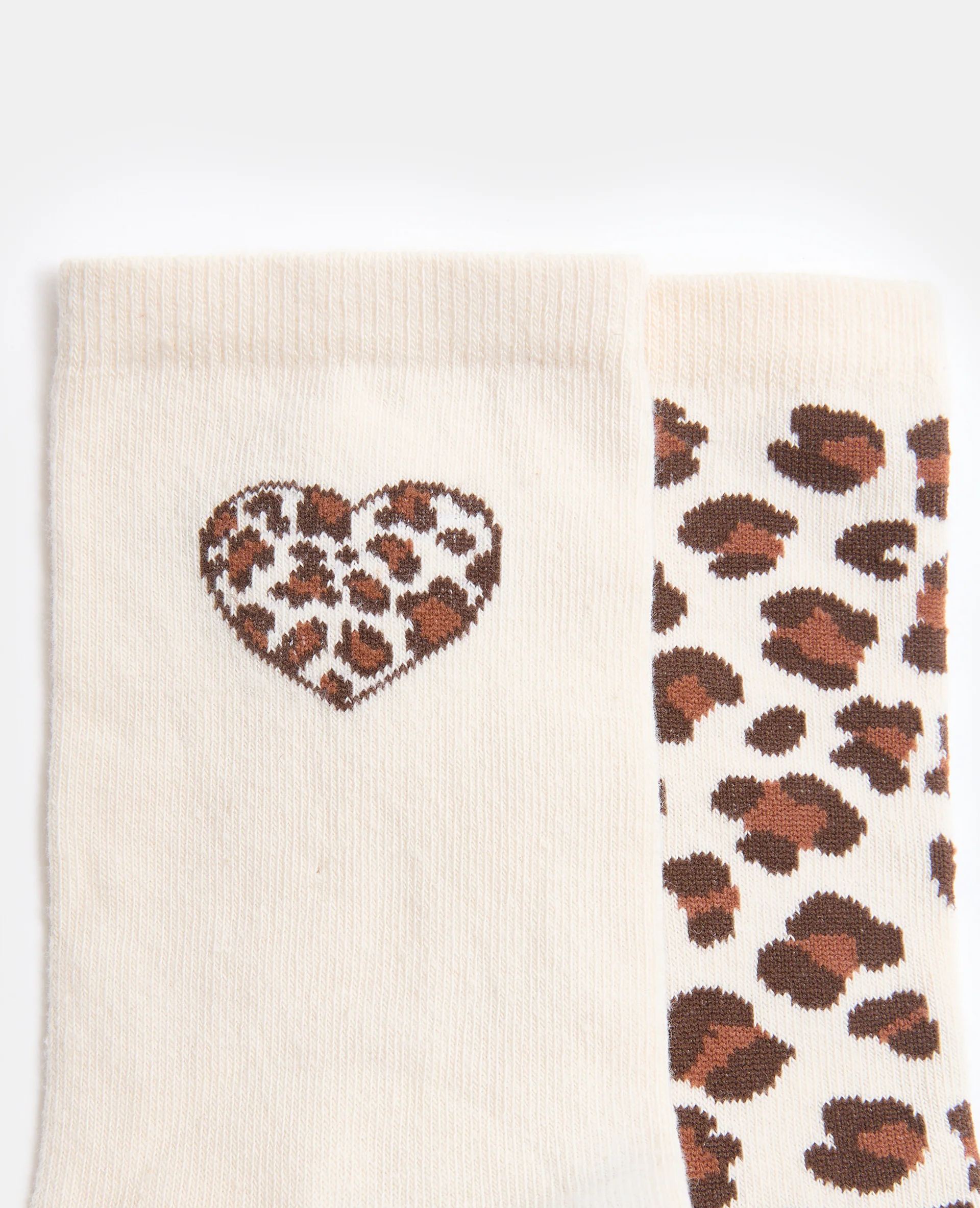 Lot de 2 paires de chaussettes léopard - Image 2