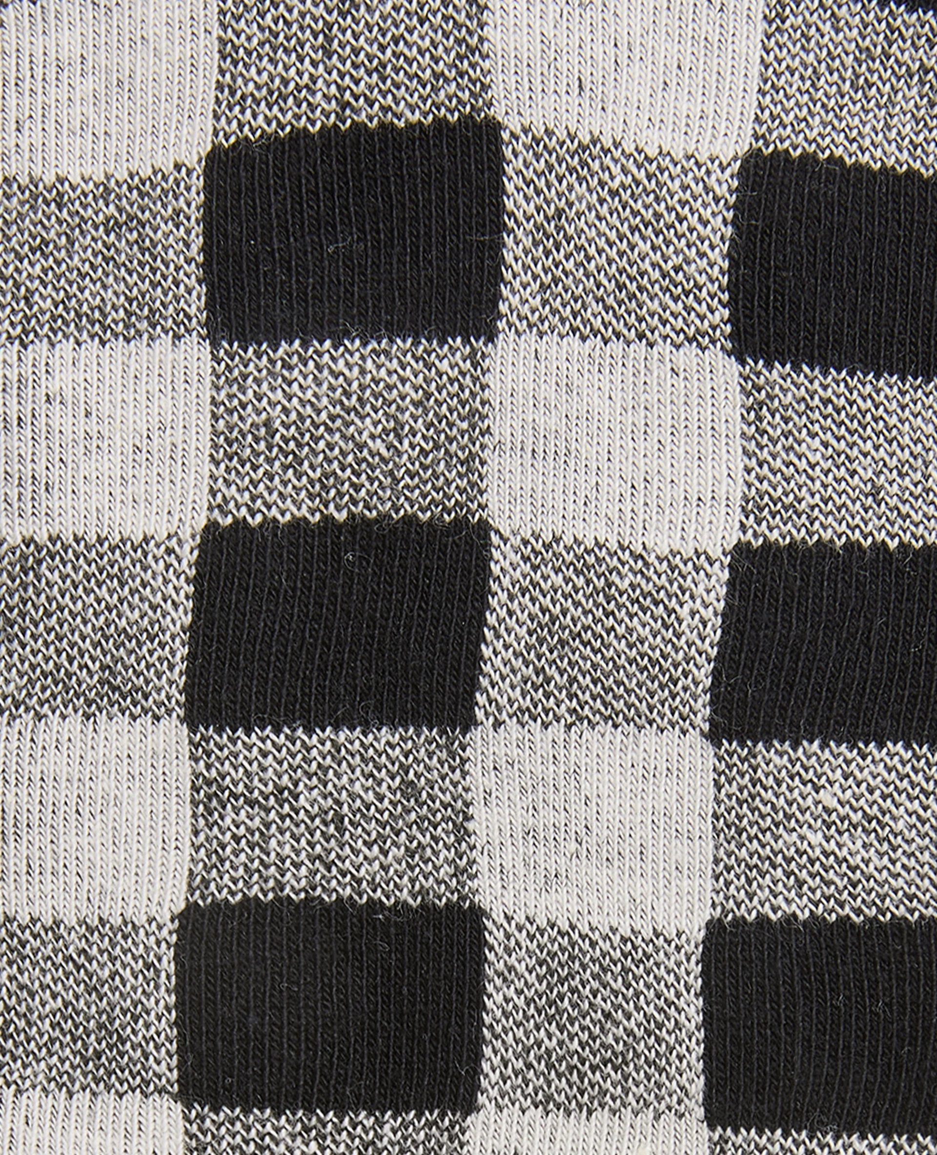 Lot de 2 paires de chaussettes motif carreaux - Image 4