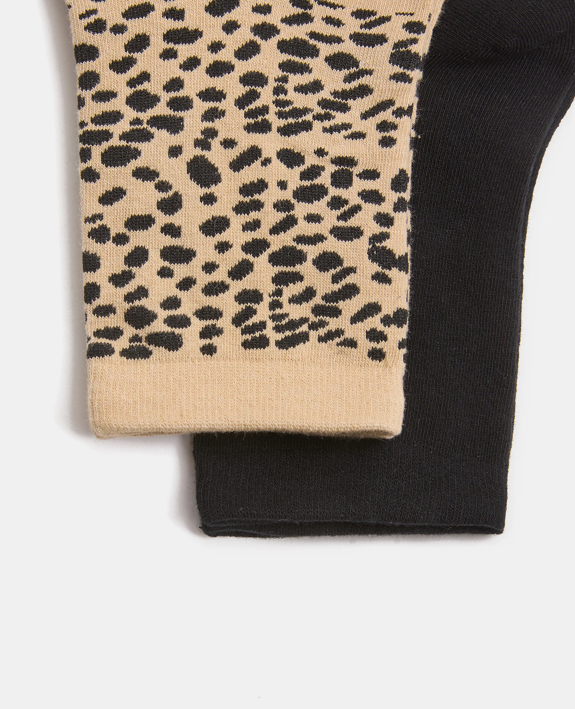 Lot de 2 paires de chaussettes motif léopard - Image 3