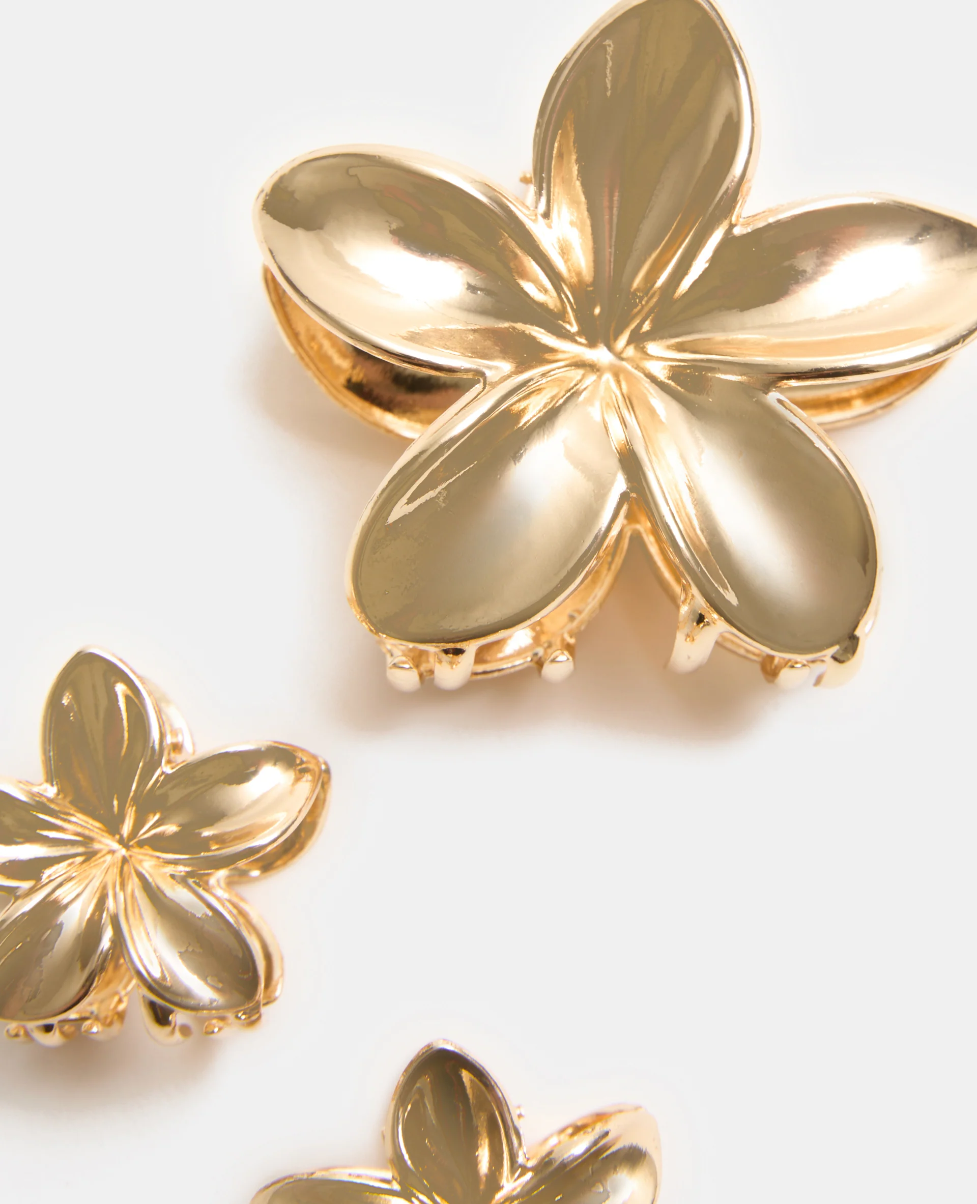 Lot de 3 pinces Fleur de tiaré - Image 3
