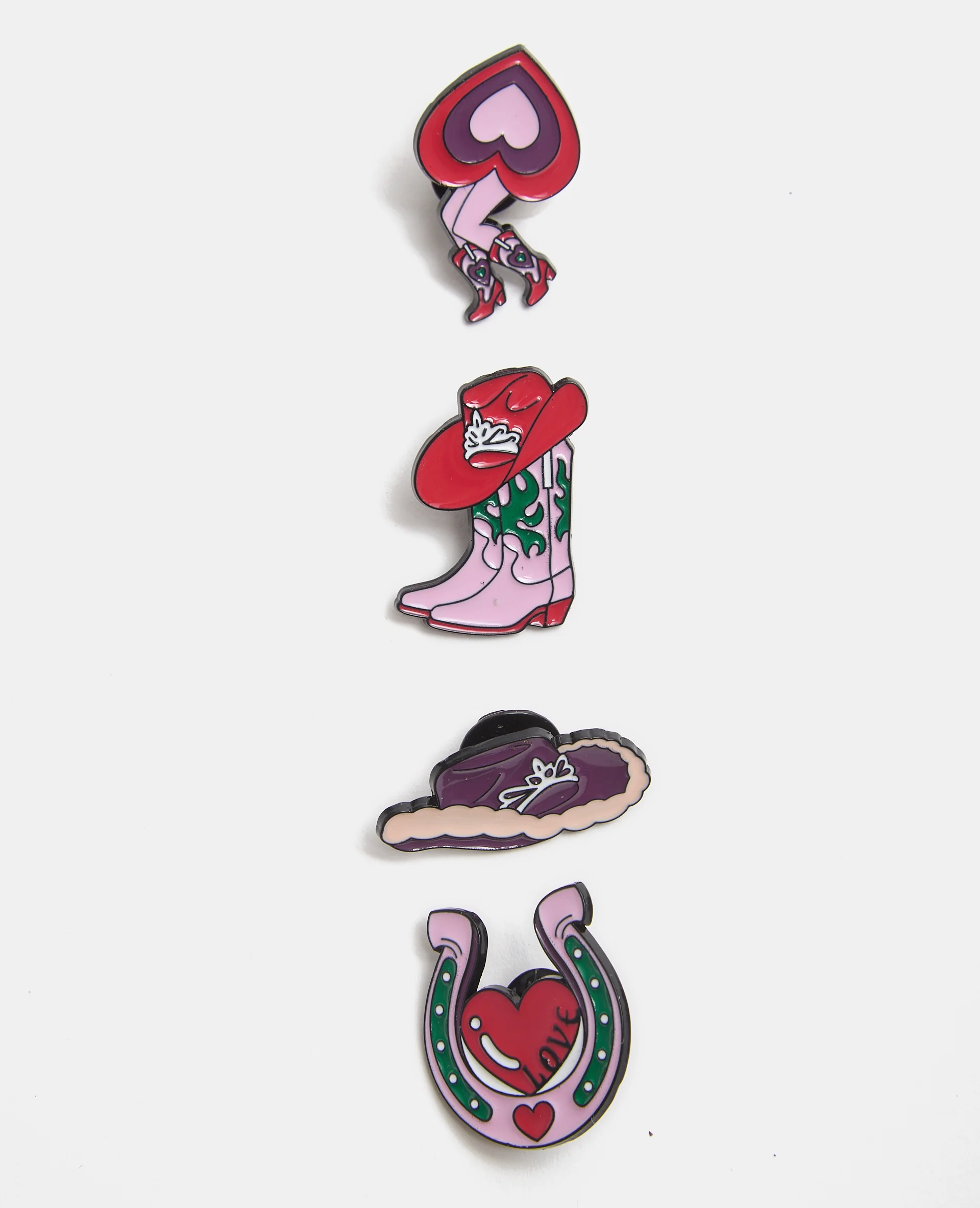 Lot de 4 pin's Cowboy - Image 3