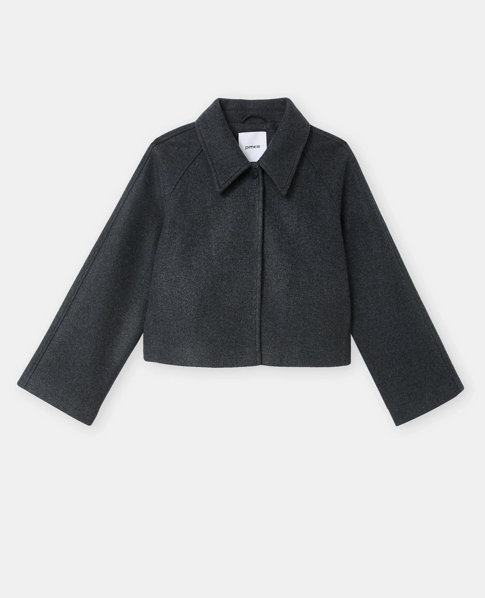 Manteau court drap de laine - Image 4
