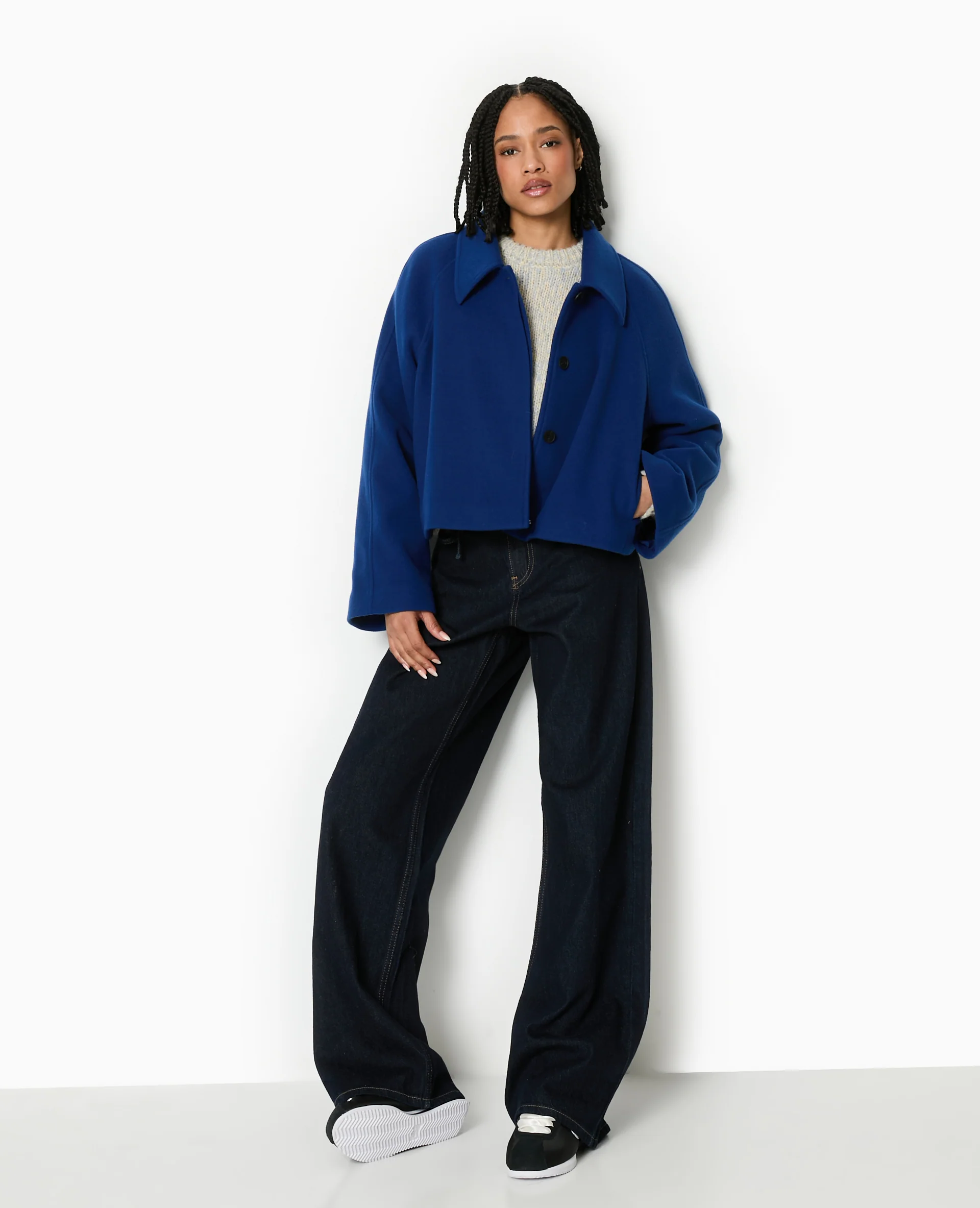 Manteau court drap de laine - Image 2