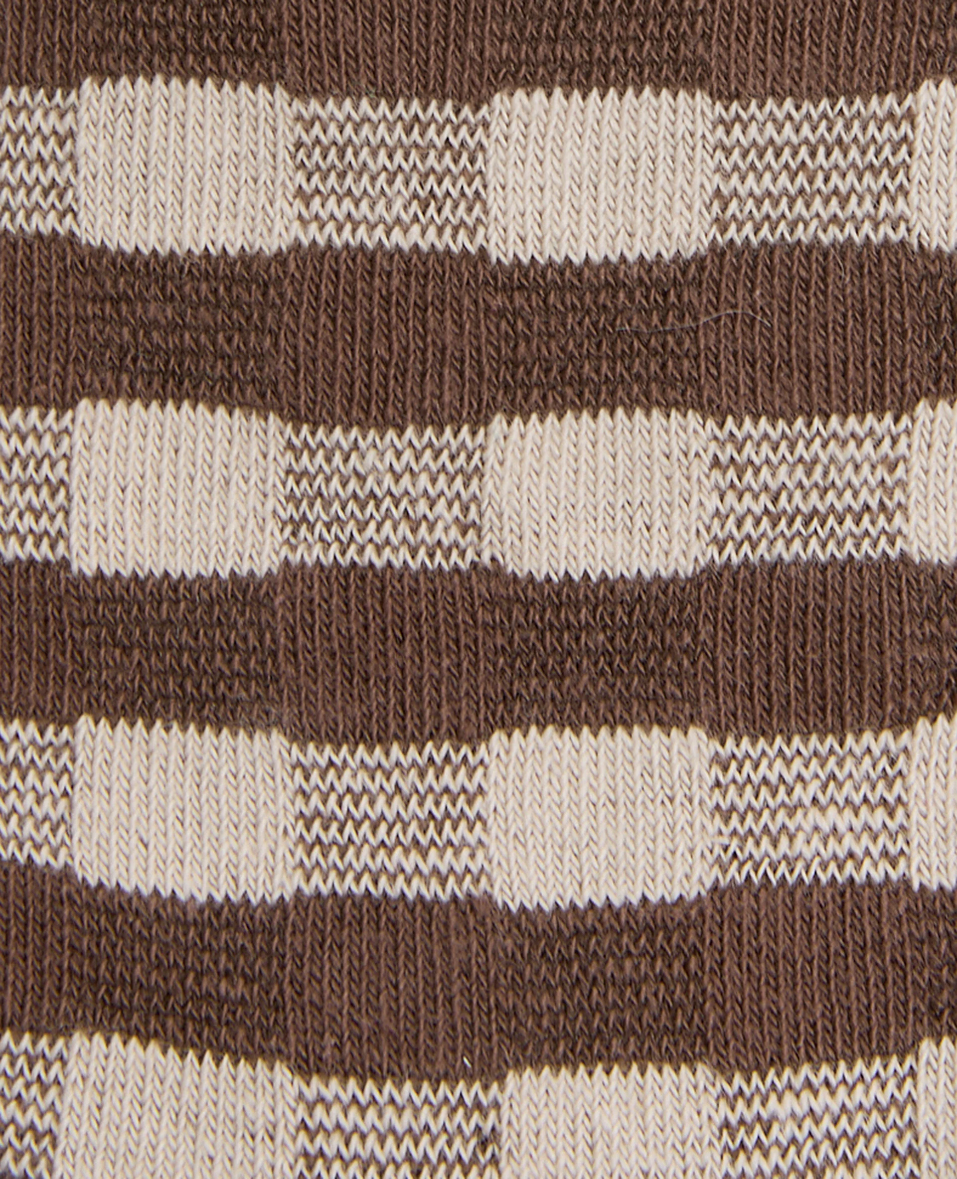 Paire de chaussettes à carreaux avec ourson - Image 4