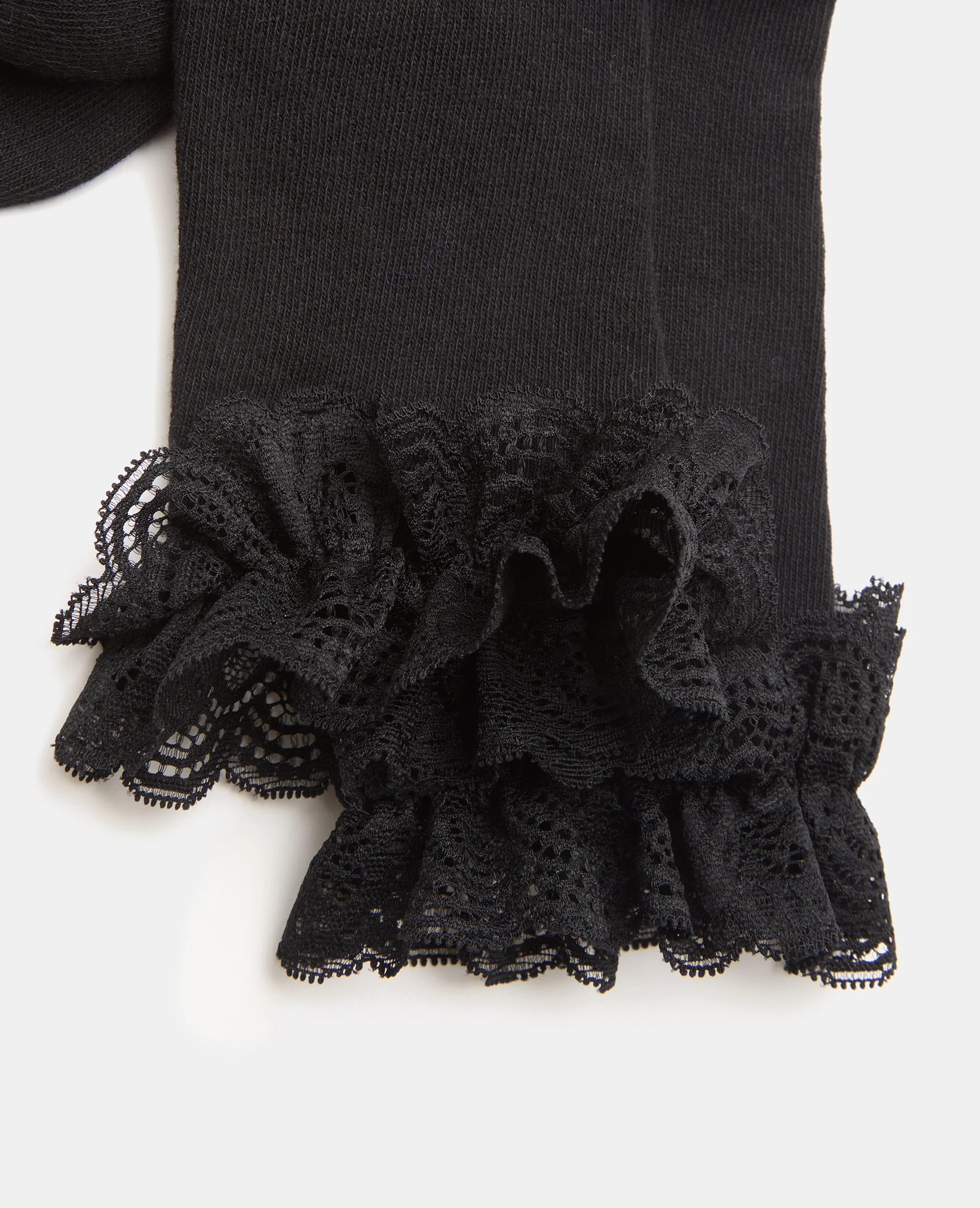 Paire de chaussettes avec dentelle - Image 3