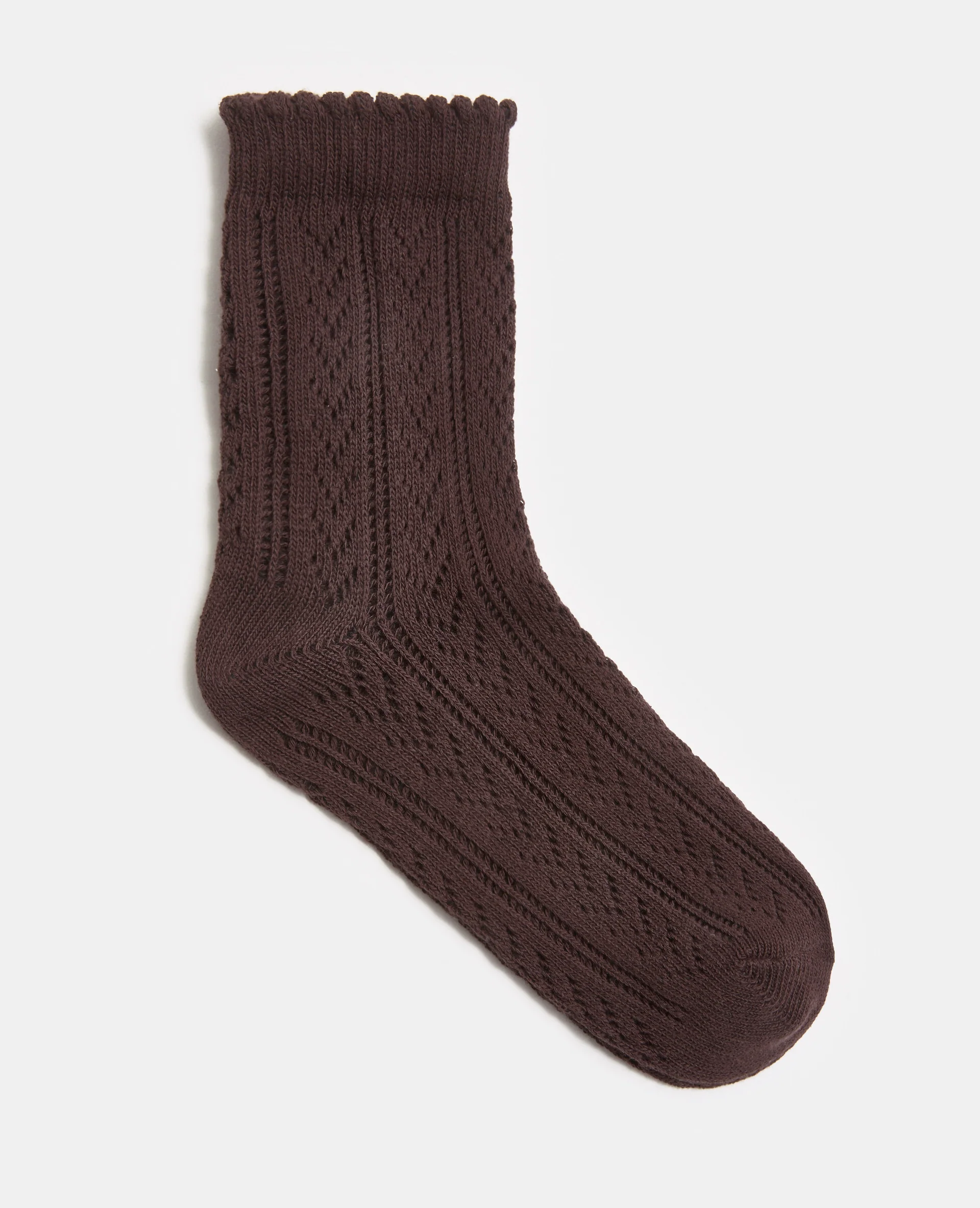 Paire de chaussettes en maille ajourée