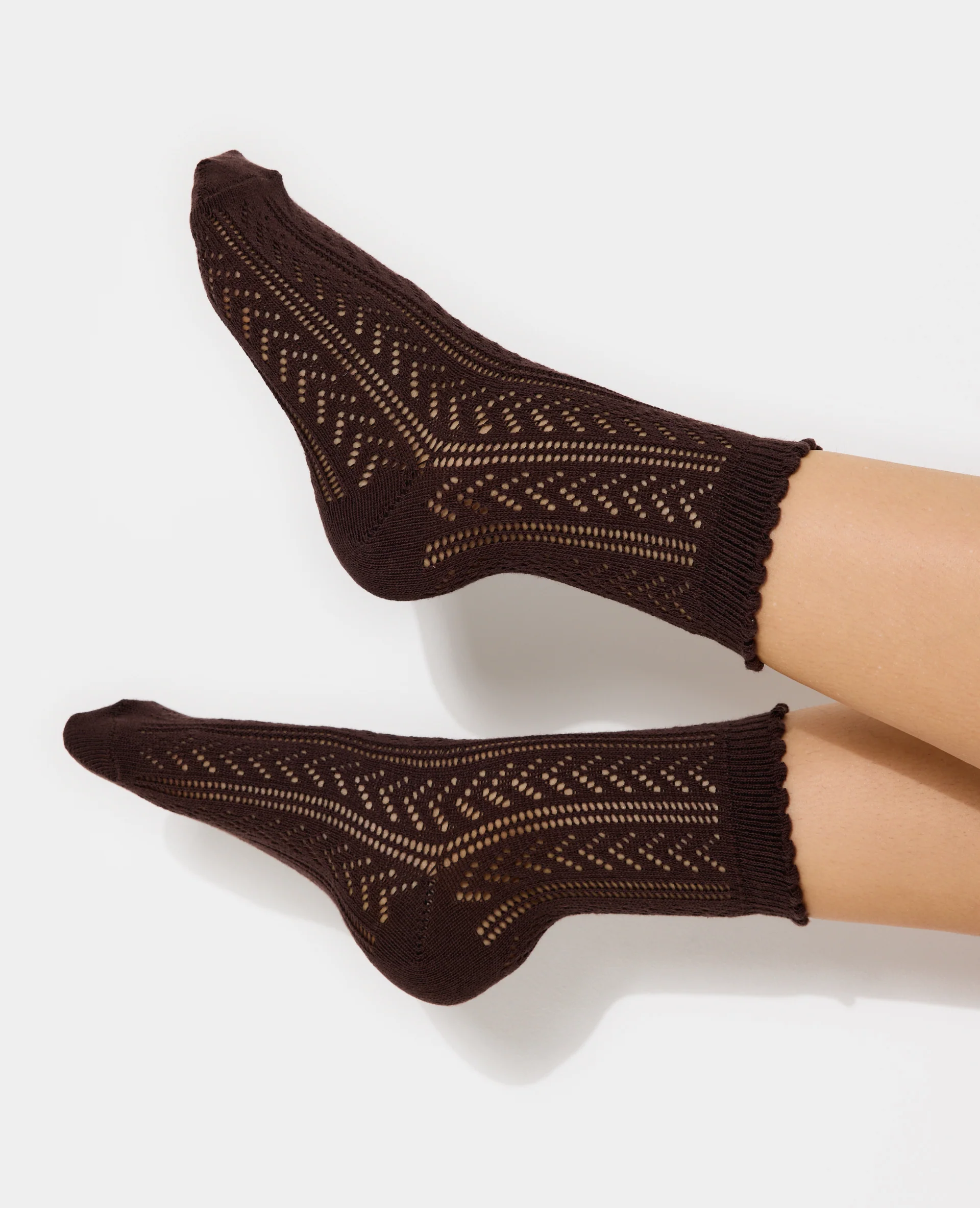 Paire de chaussettes en maille ajourée - Image 2