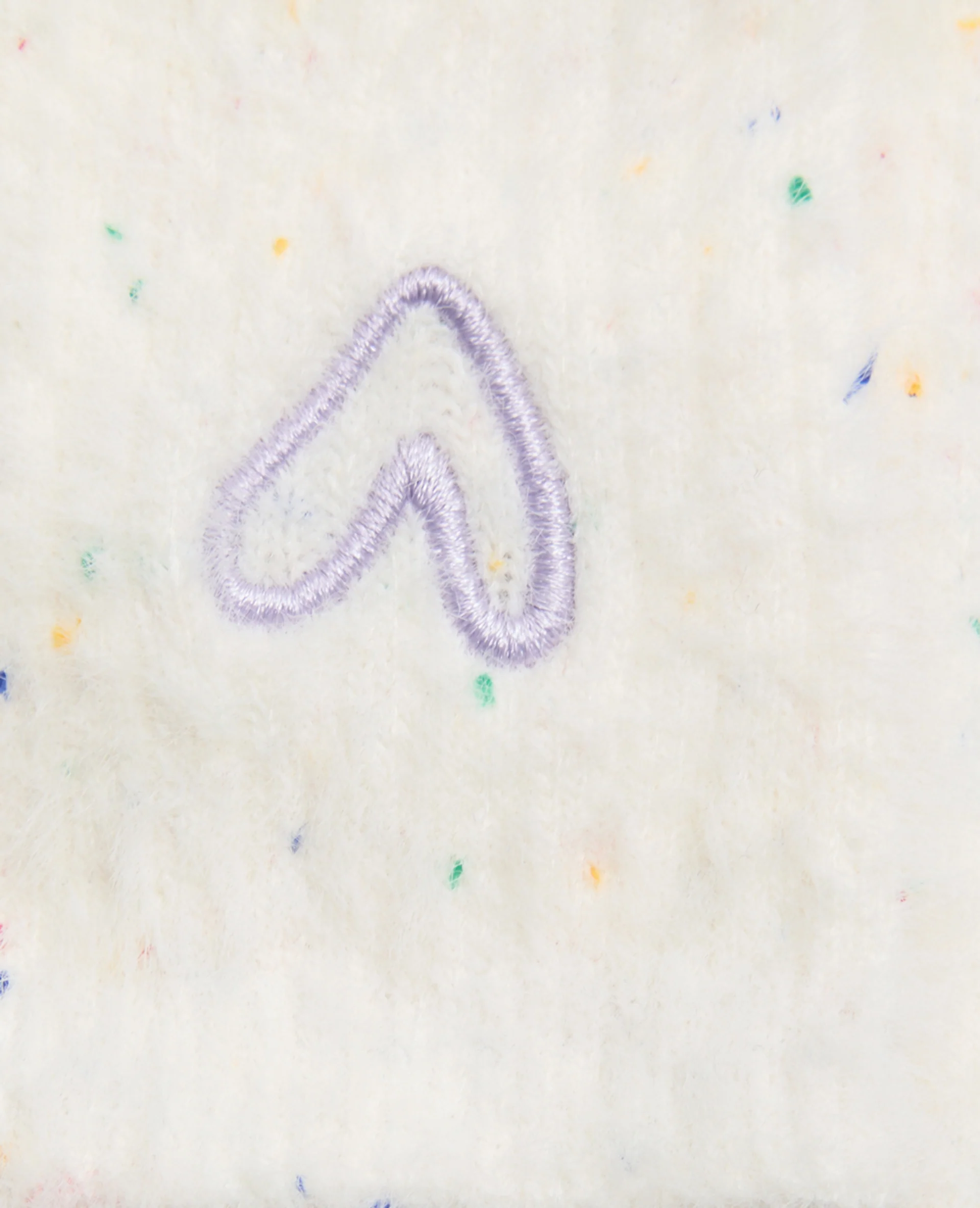 Paire de chaussettes en maille fluffy avec coeur - Image 4