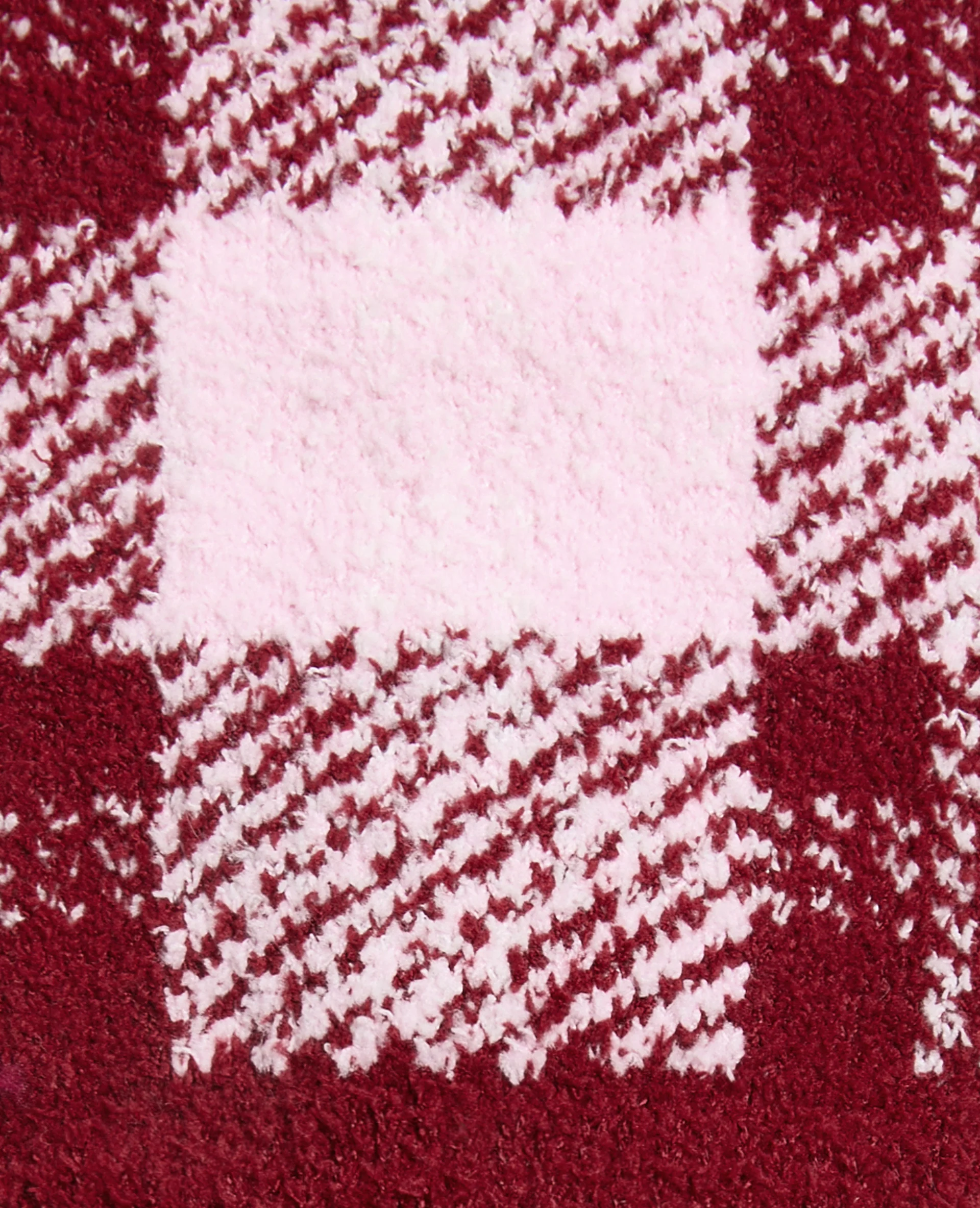 Paire de chaussettes fluffy Ă carreaux - Image 5