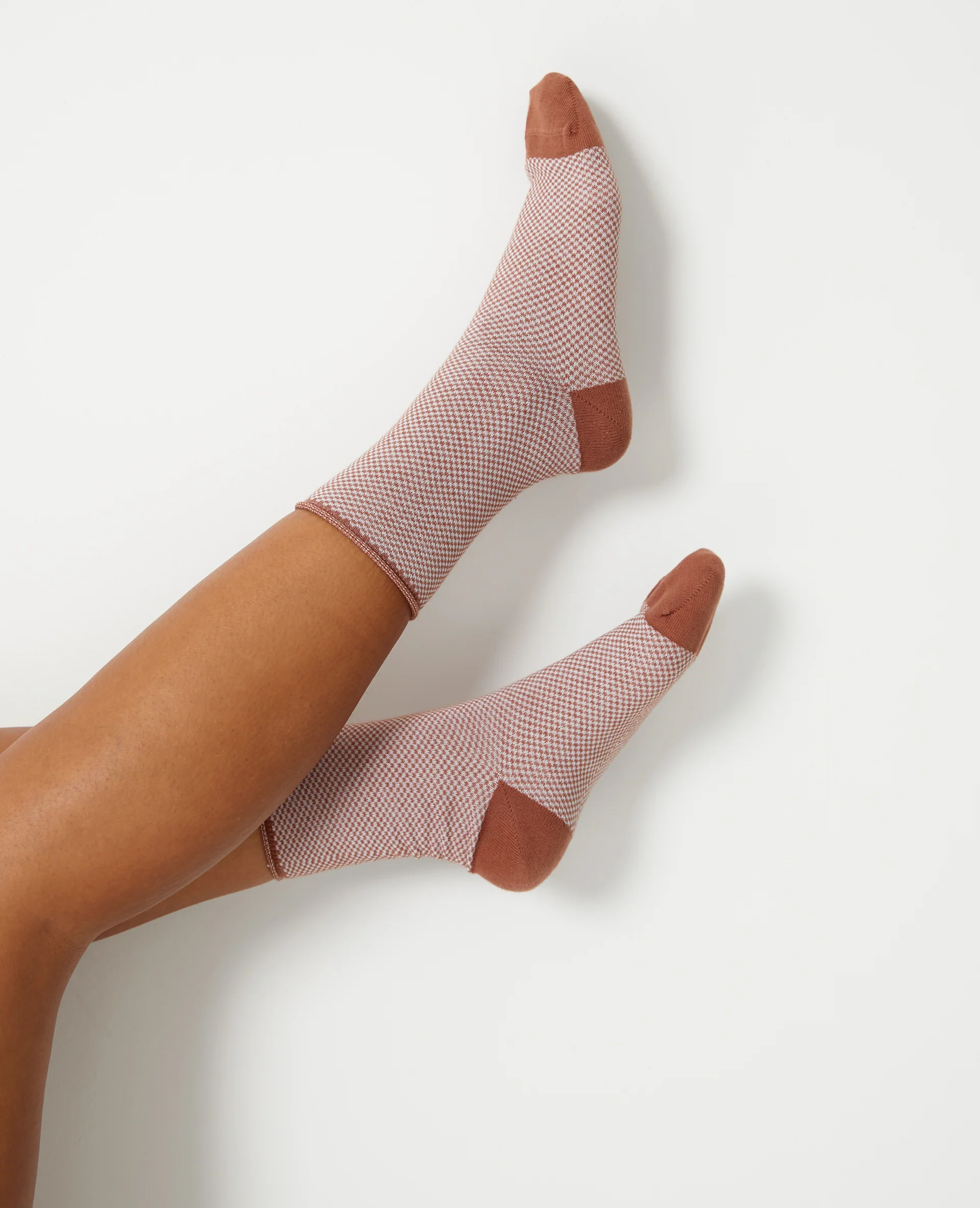 Paire de chaussettes mini-damiers - Image 4