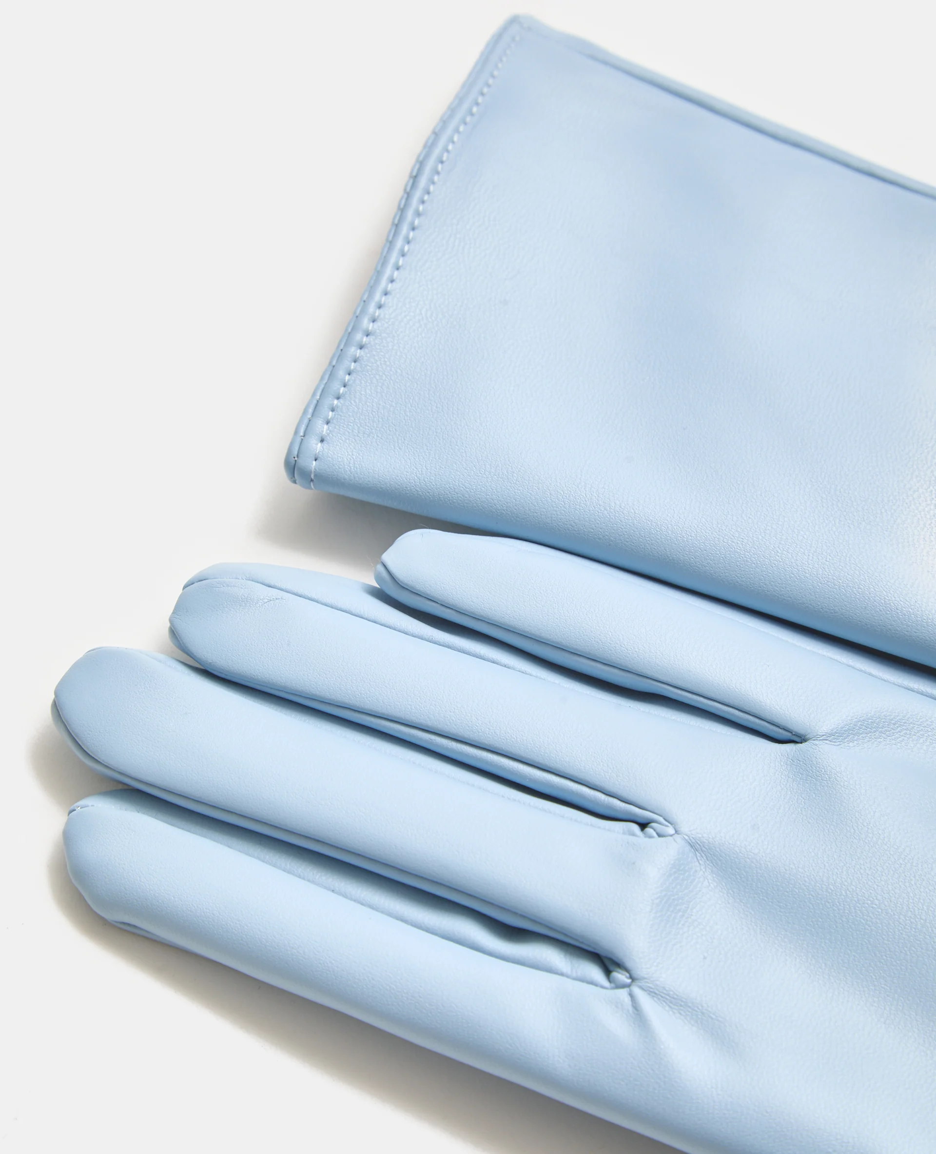 Paire de gants en simili avec intérieur chaud - Image 2