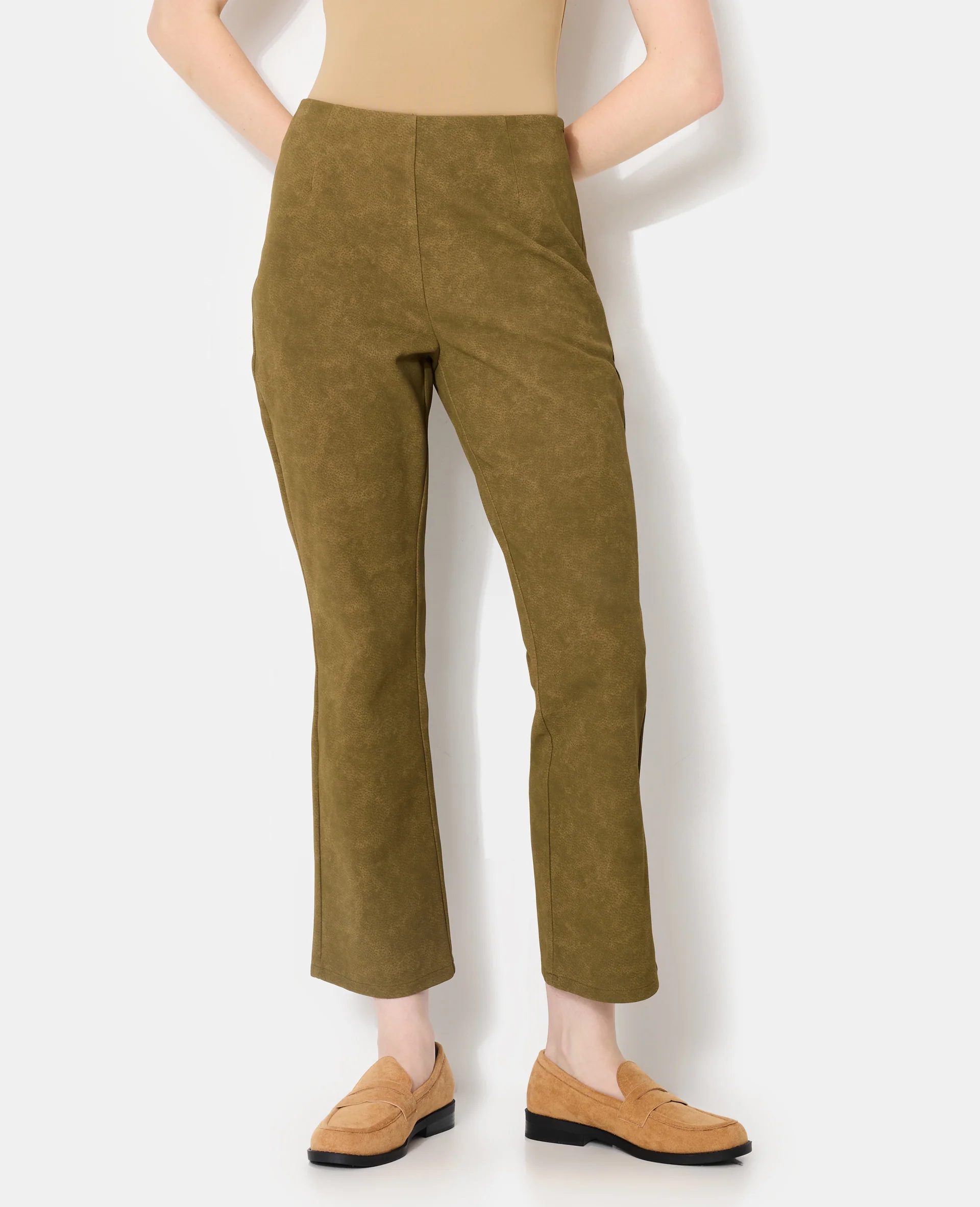 Pantalon 7/8ème en suédine - Image 5