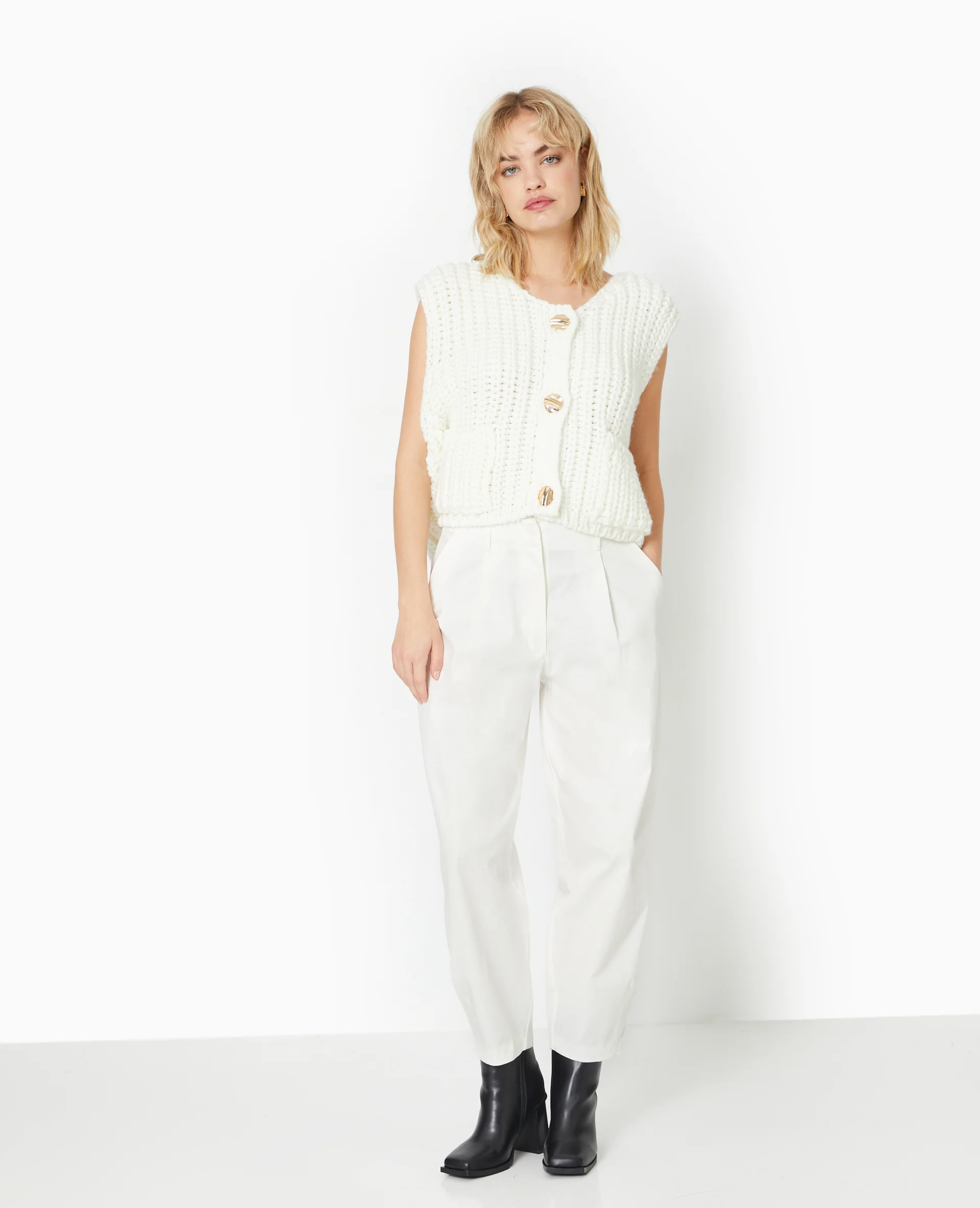 Pantalon balloon en toile - Image 7