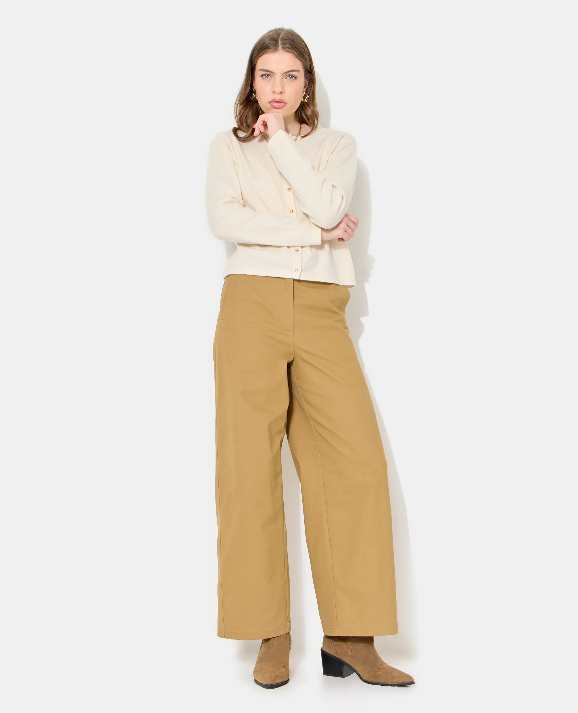 Pantalon barrel en toile - Image 7