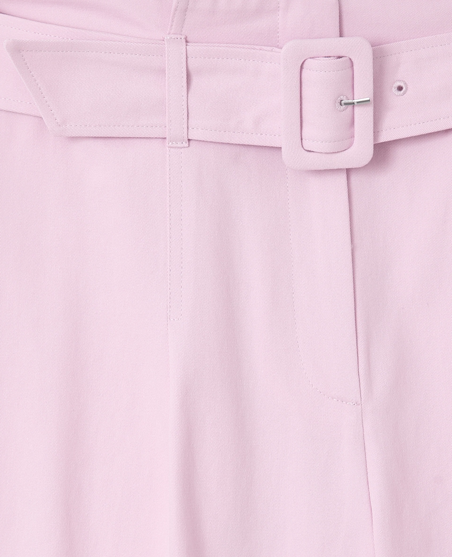 Pantalon barrel taille haute avec ceinture - Image 9