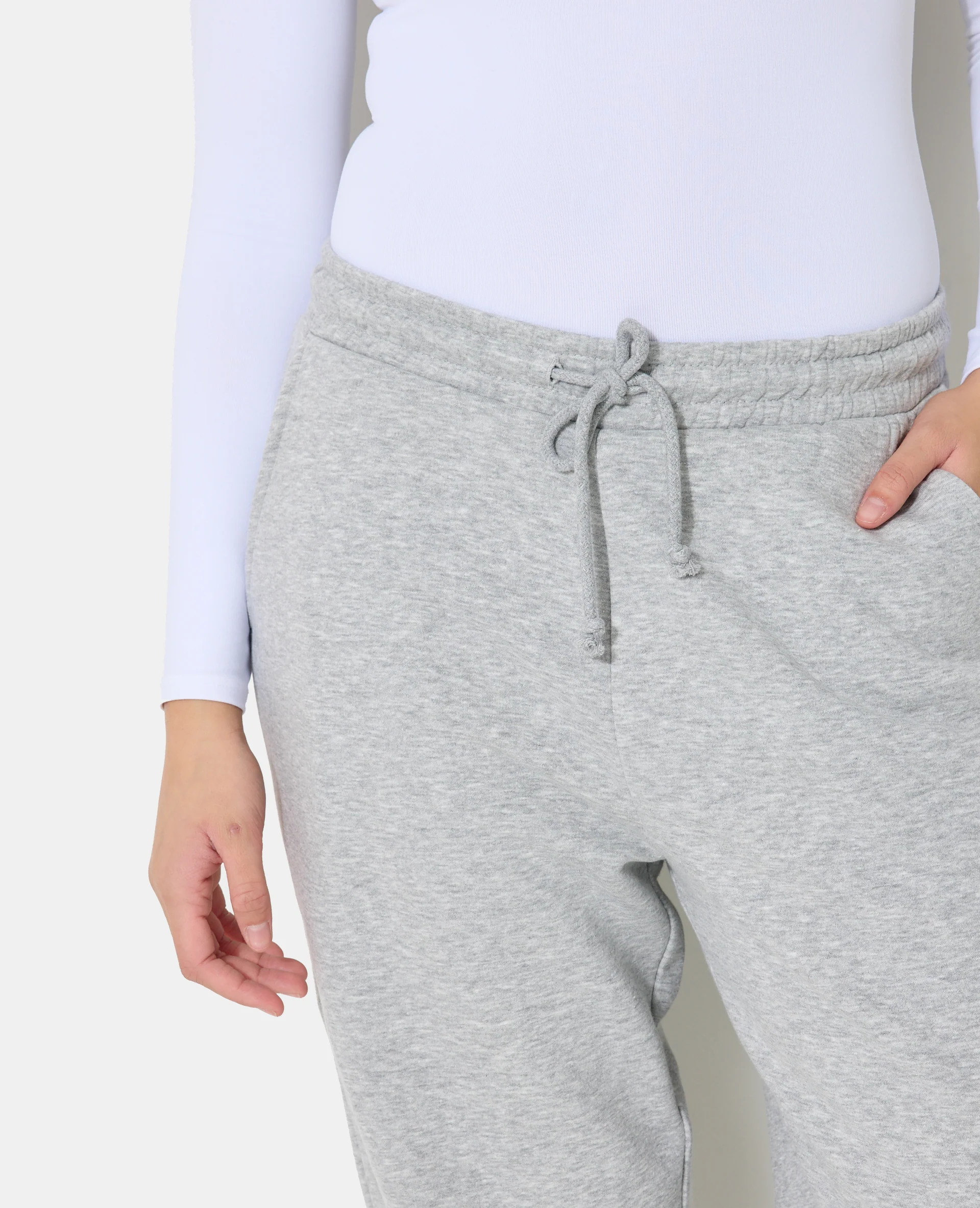 Pantalon de jogging en molleton bas élastiqués - Image 2