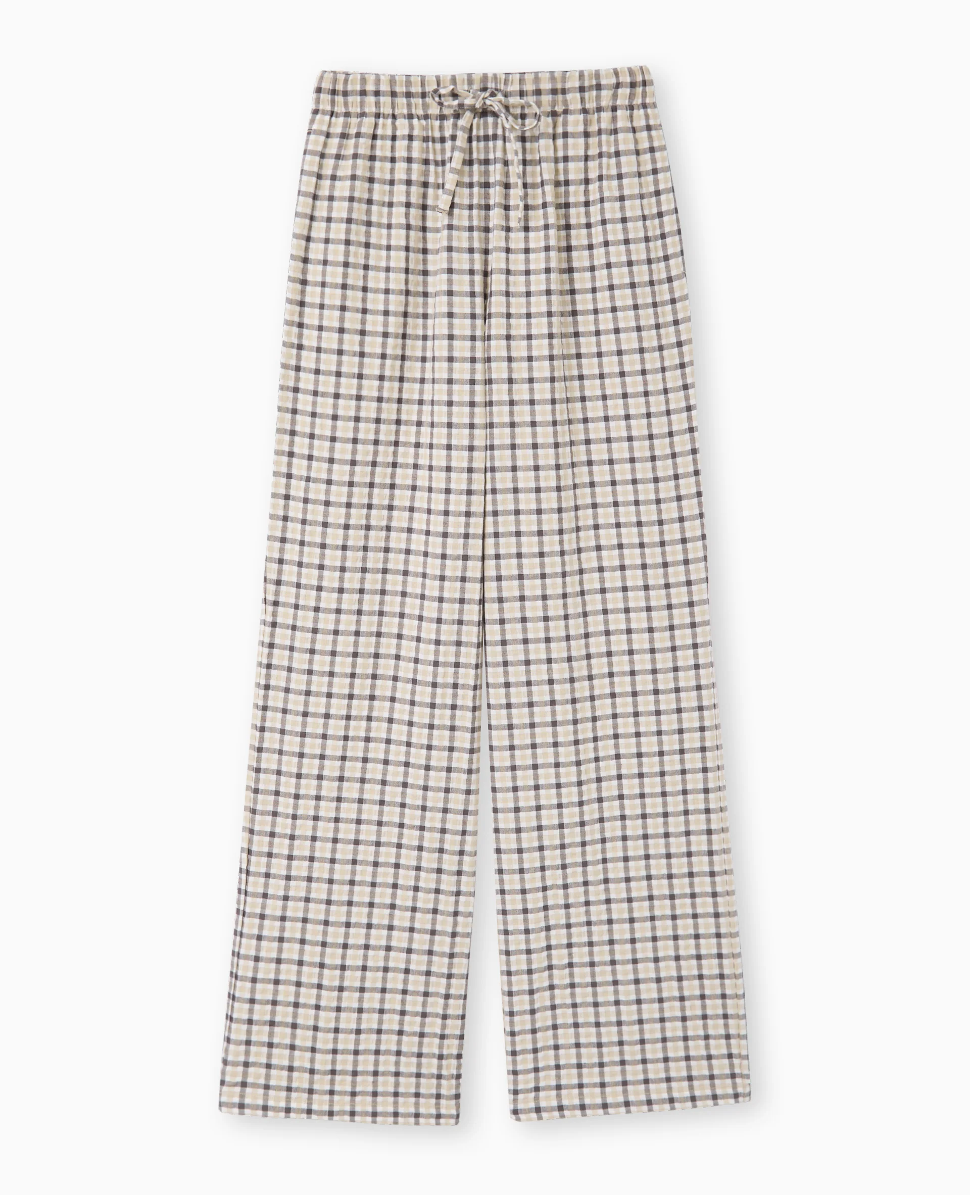 Pantalon droit Ă carreaux - Image 4