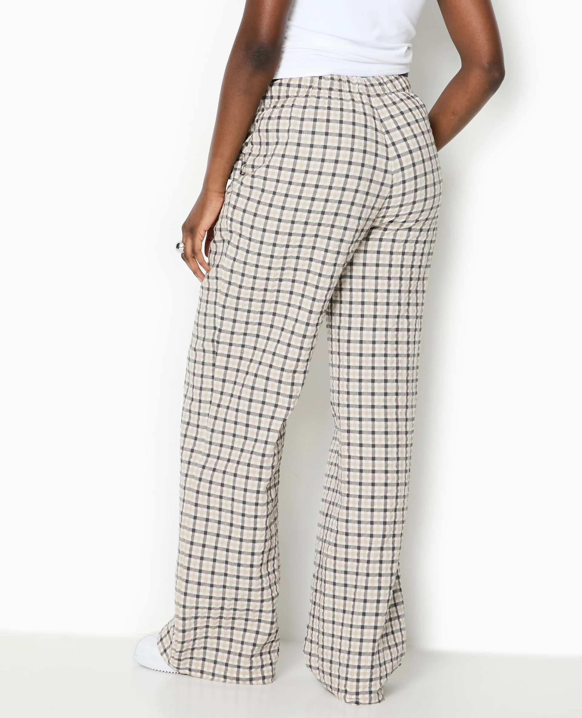 Pantalon droit Ă carreaux - Image 6