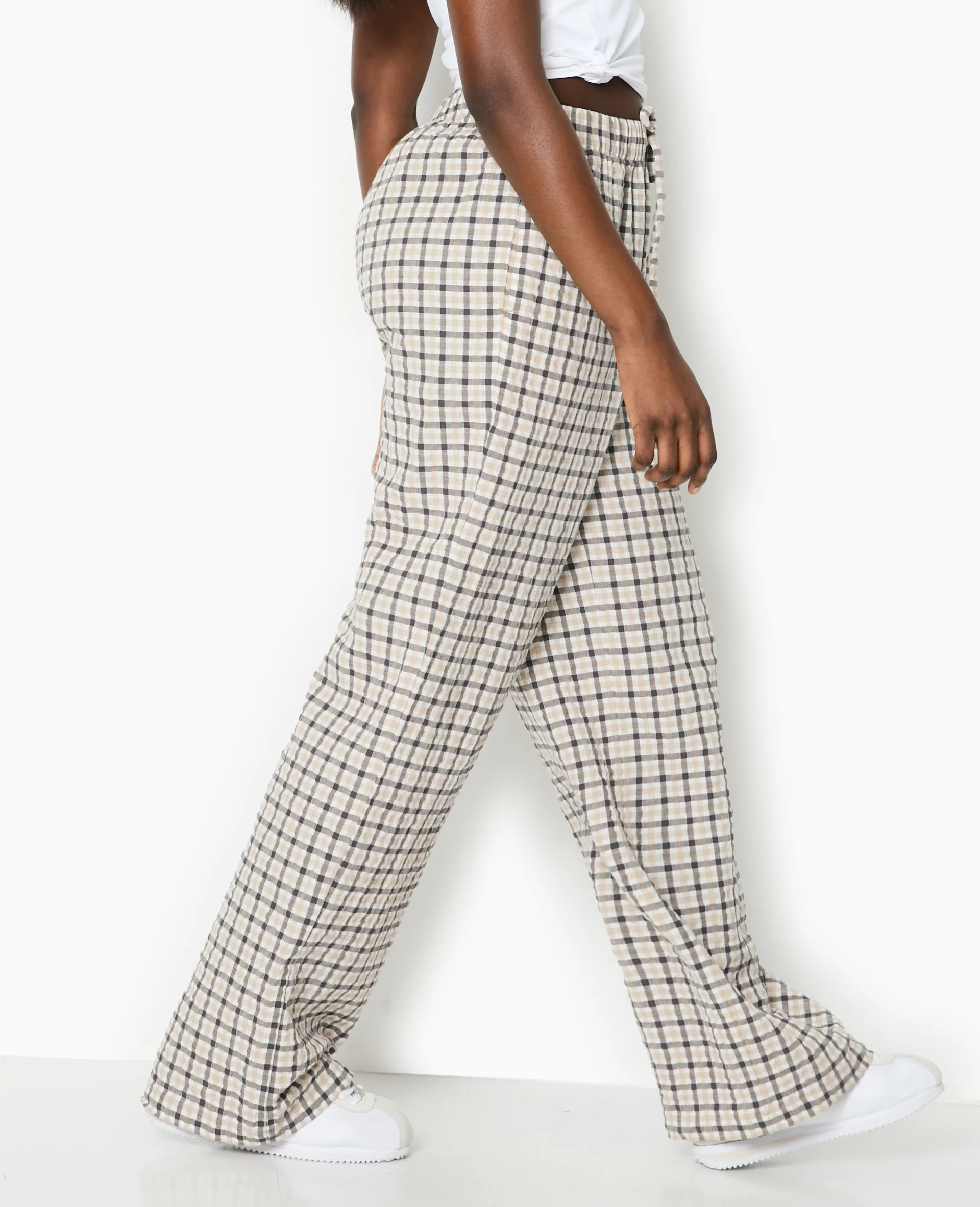 Pantalon droit Ă carreaux - Image 7