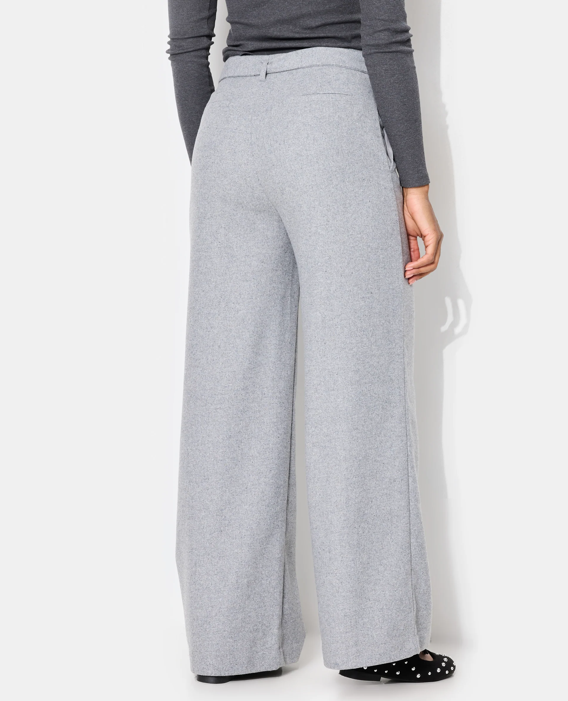 Pantalon droit avec laine - Image 6