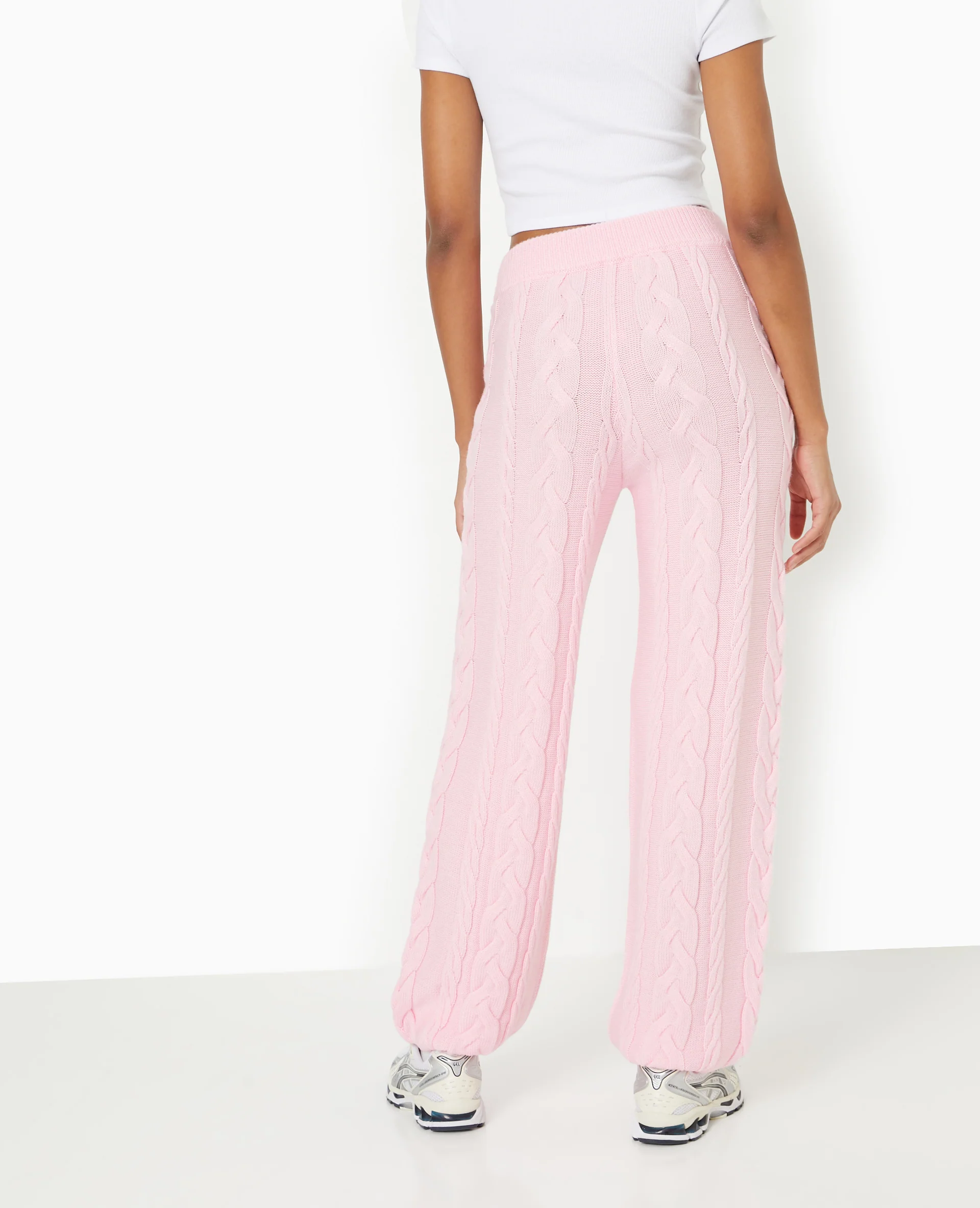 Pantalon droit en maille torsadée - Image 6