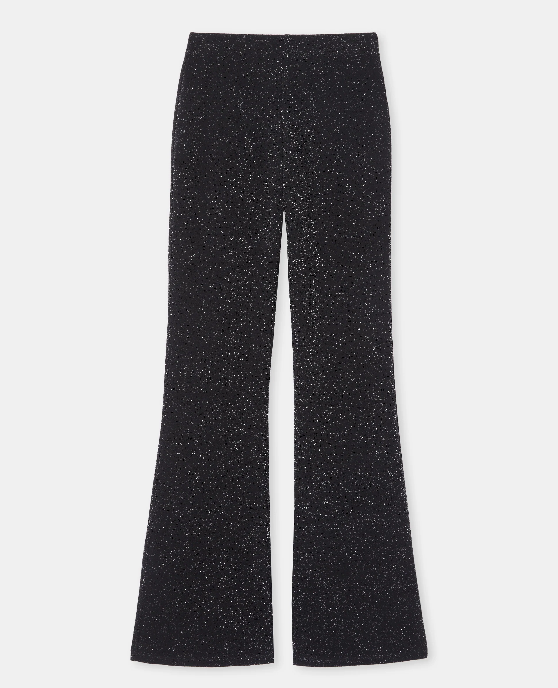 Pantalon flare en maille avec fils lurex - Image 4