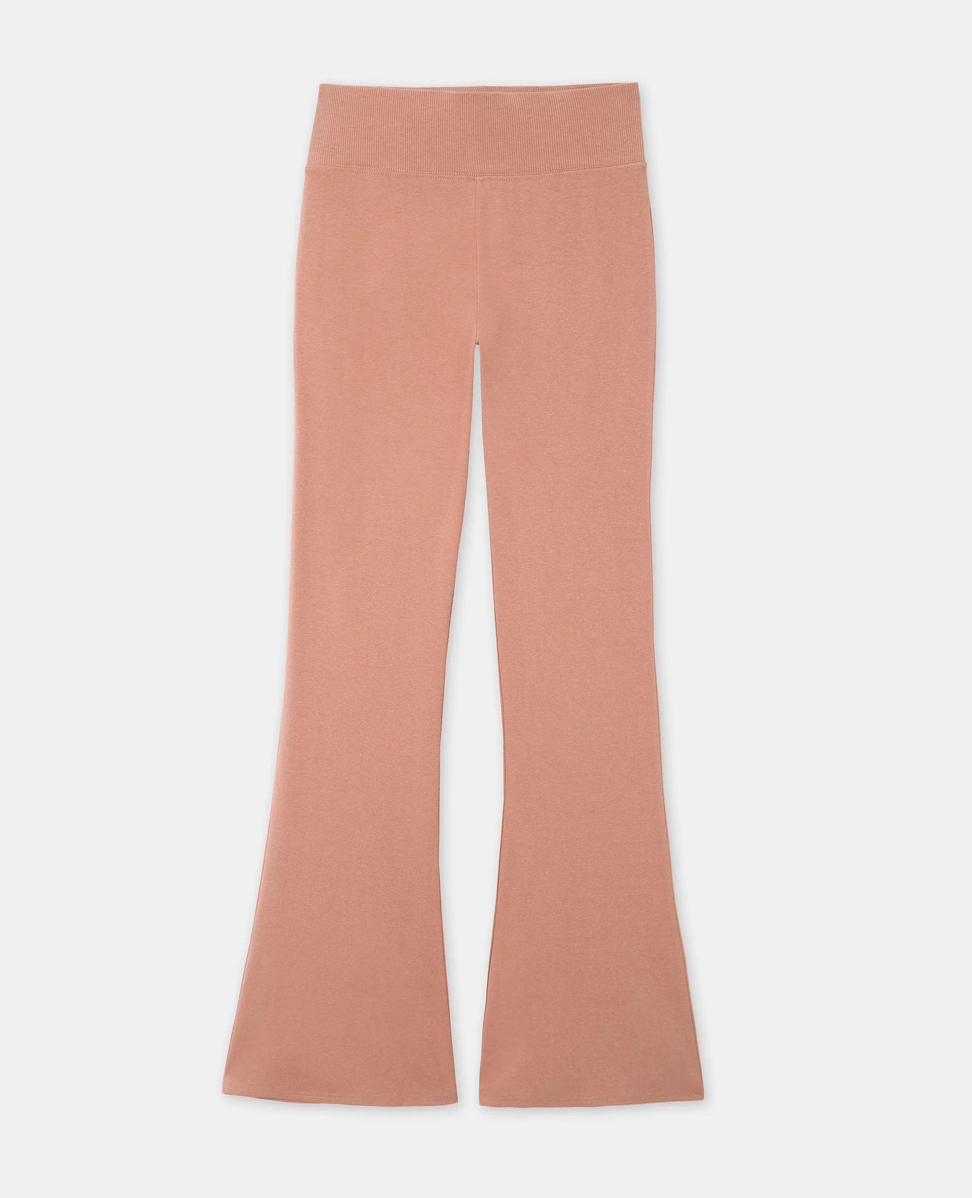 Pantalon flare en maille avec taille élastiquée - Image 4