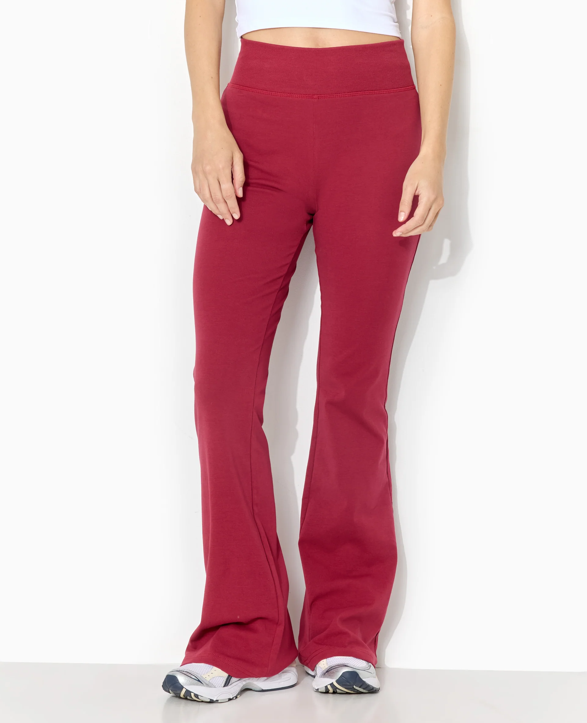 Pantalon flare en maille extensible - Image 5